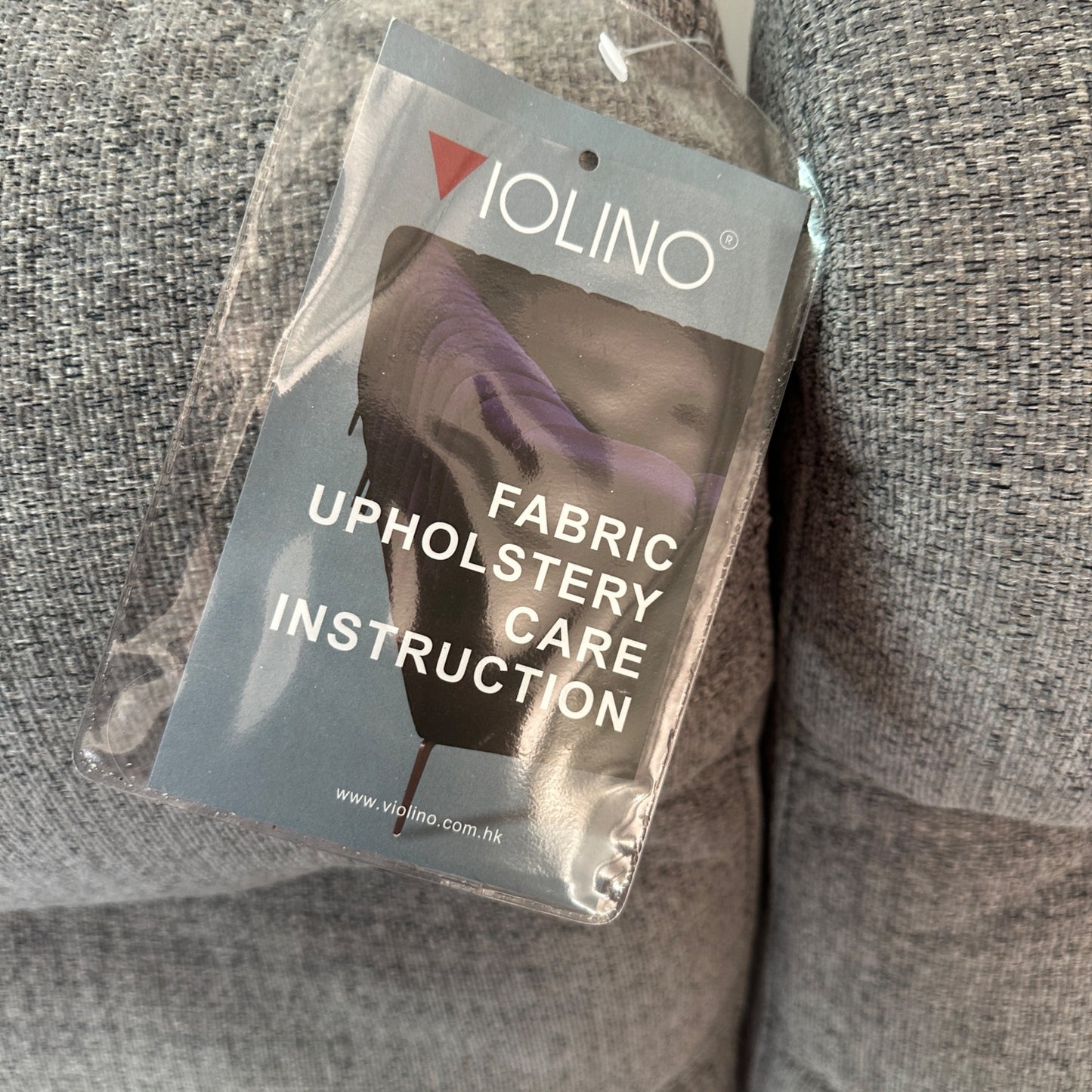 Grey Fabric Reclining Sofa by Violino