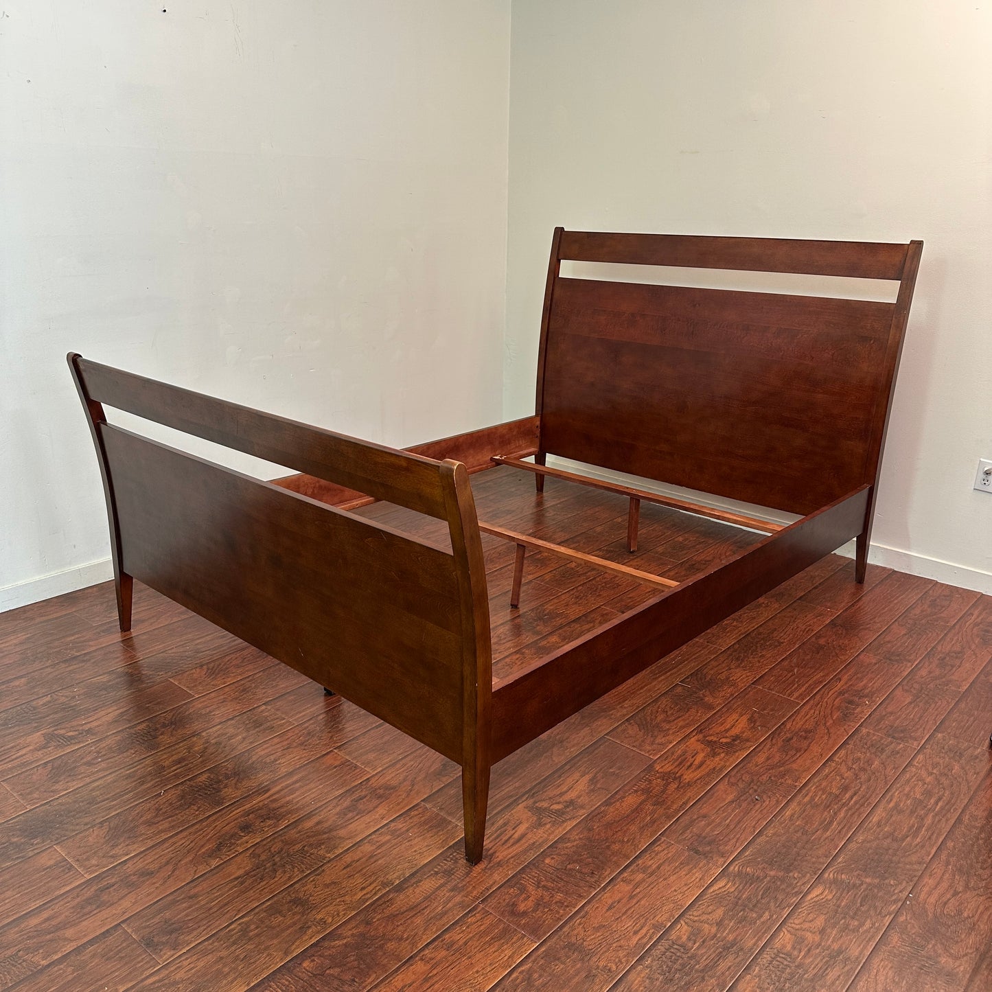 Mid-Century Style Queen Size Bed