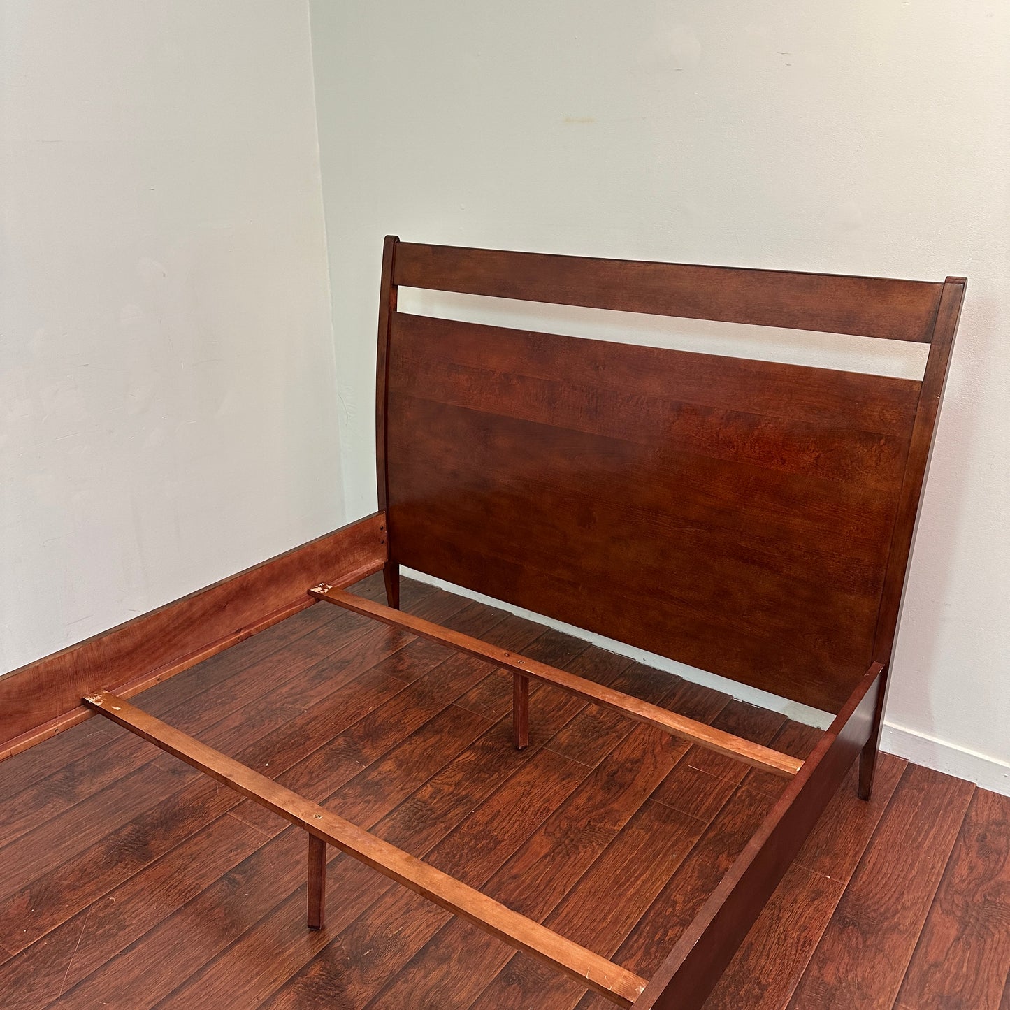 Mid-Century Style Queen Size Bed