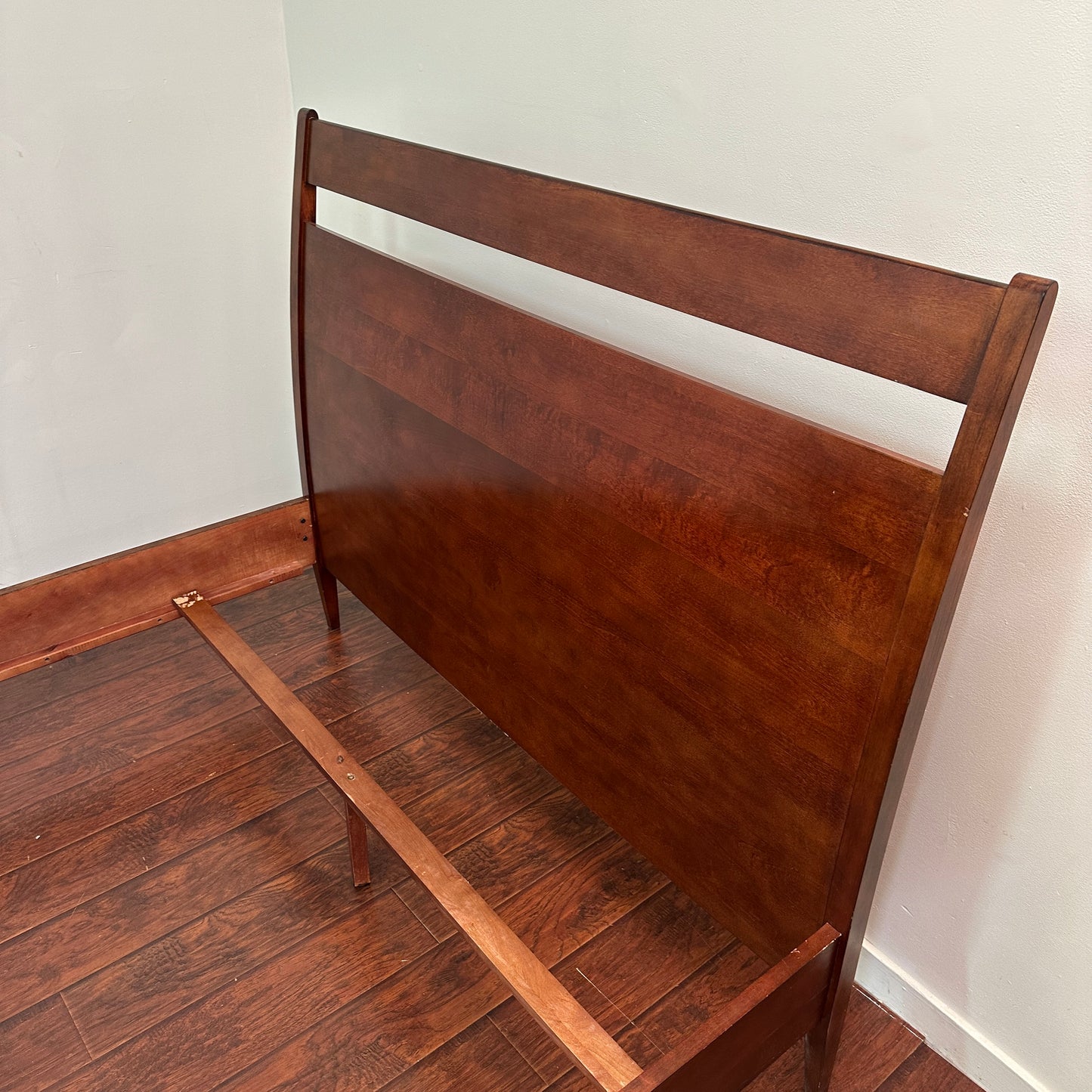 Mid-Century Style Queen Size Bed
