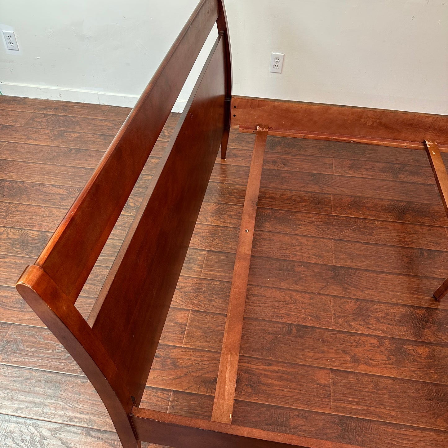 Mid-Century Style Queen Size Bed