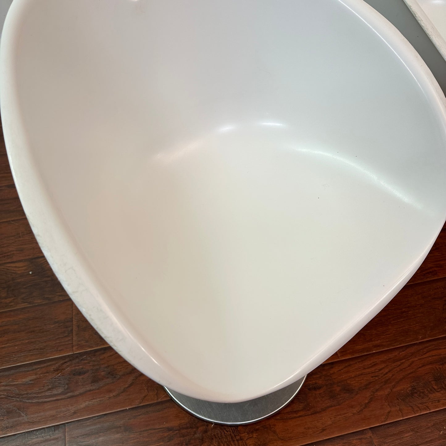 Italian Mid-Century Pedrali White Swivel Chair (x3)