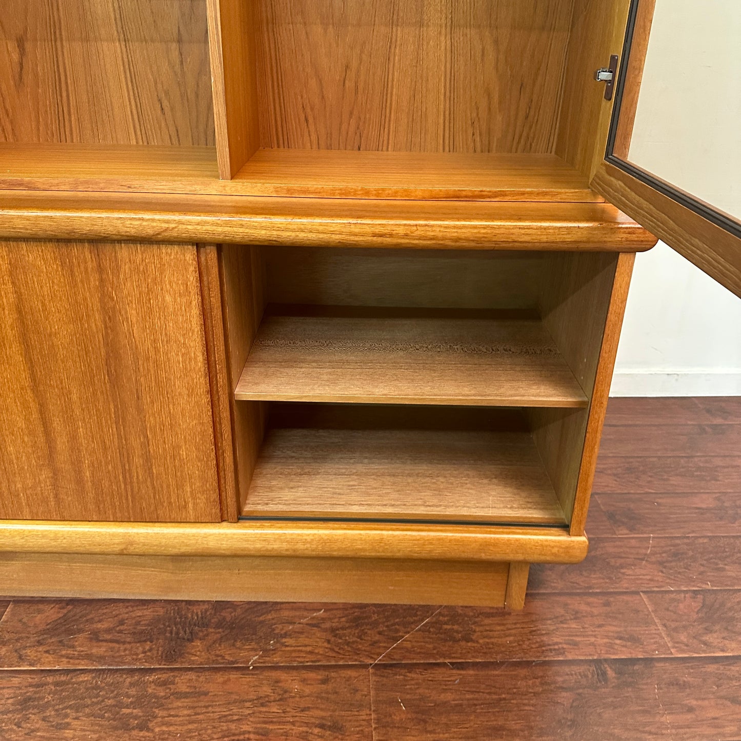 Mid-Century Modern Danish Teak Buffet Hutch