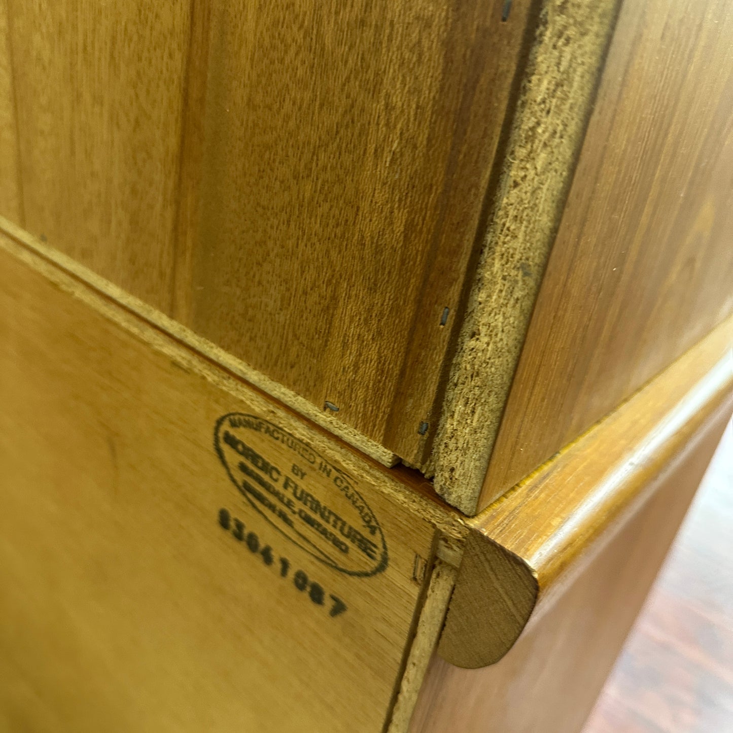 Mid-Century Modern Danish Teak Buffet Hutch