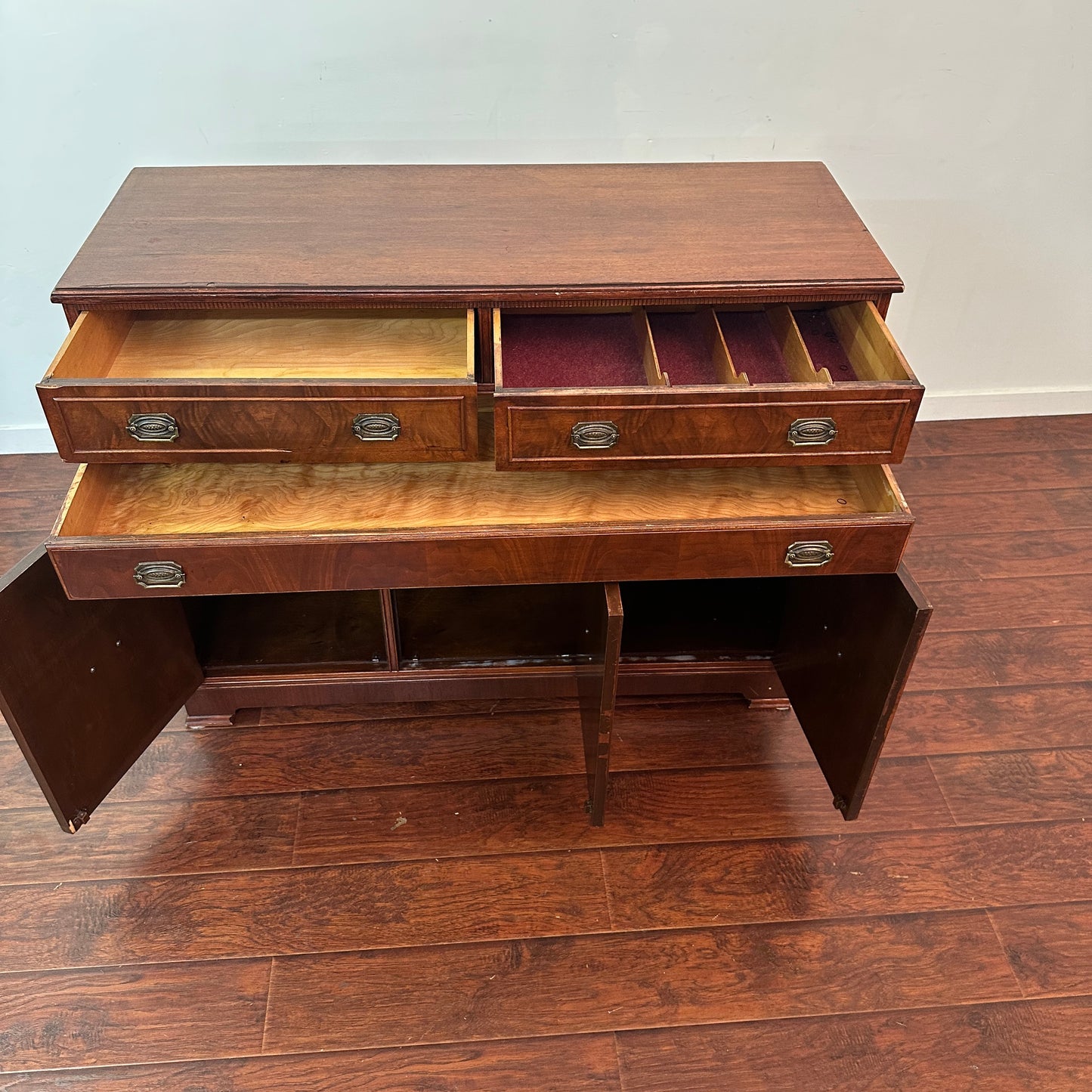 Antique Wood Sideboard