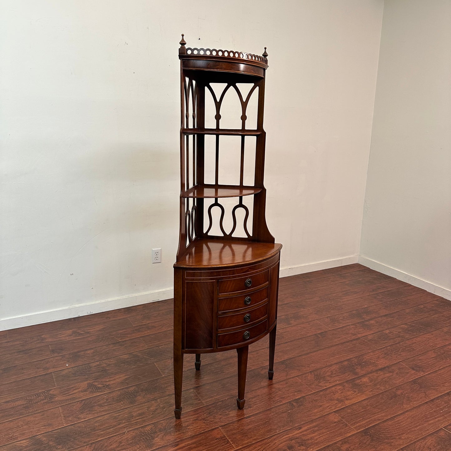 Deilcraft Antique Corner Display Cabinet