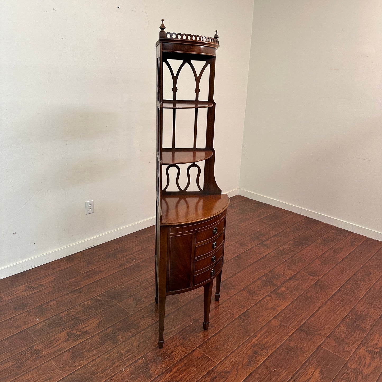 Deilcraft Antique Corner Display Cabinet