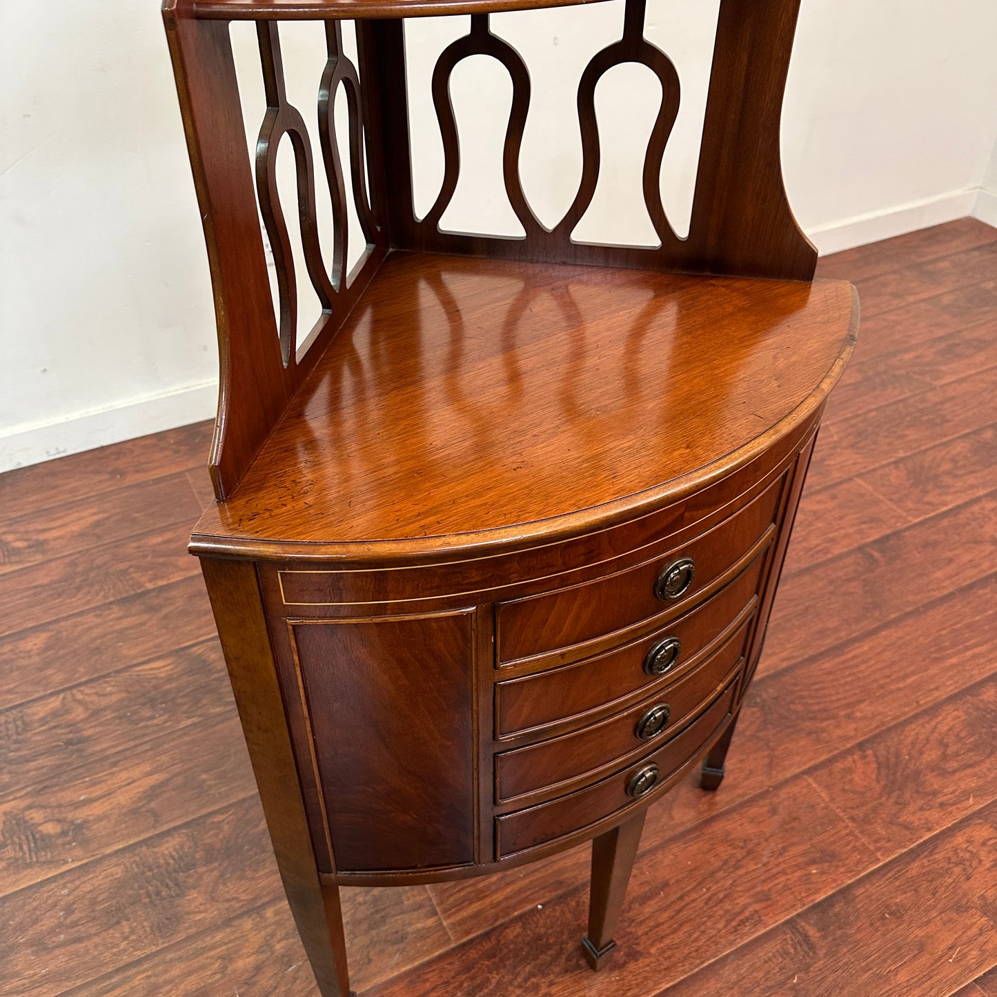 Deilcraft Antique Corner Display Cabinet