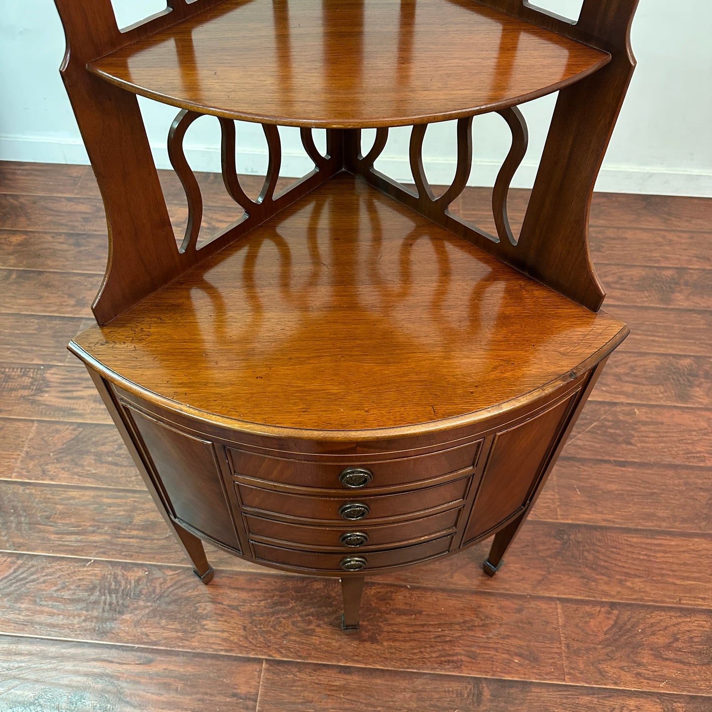 Deilcraft Antique Corner Display Cabinet