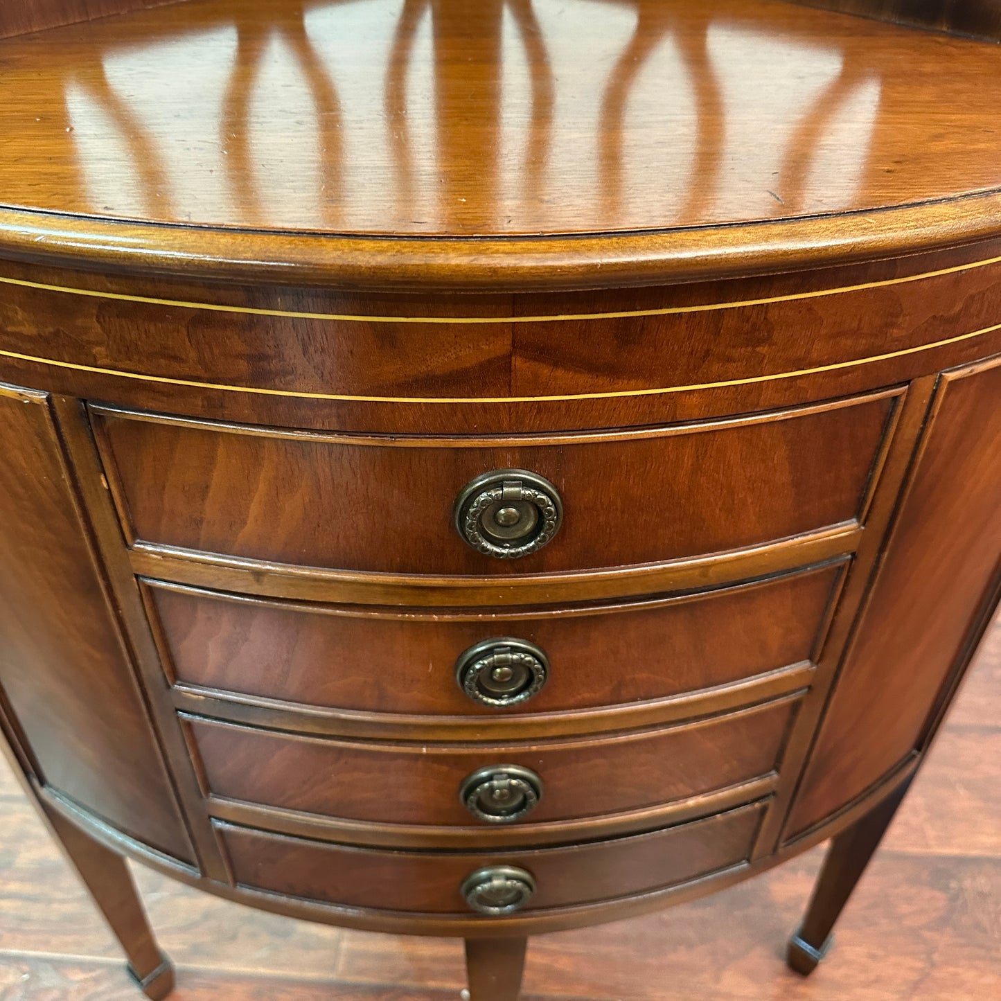 Deilcraft Antique Corner Display Cabinet
