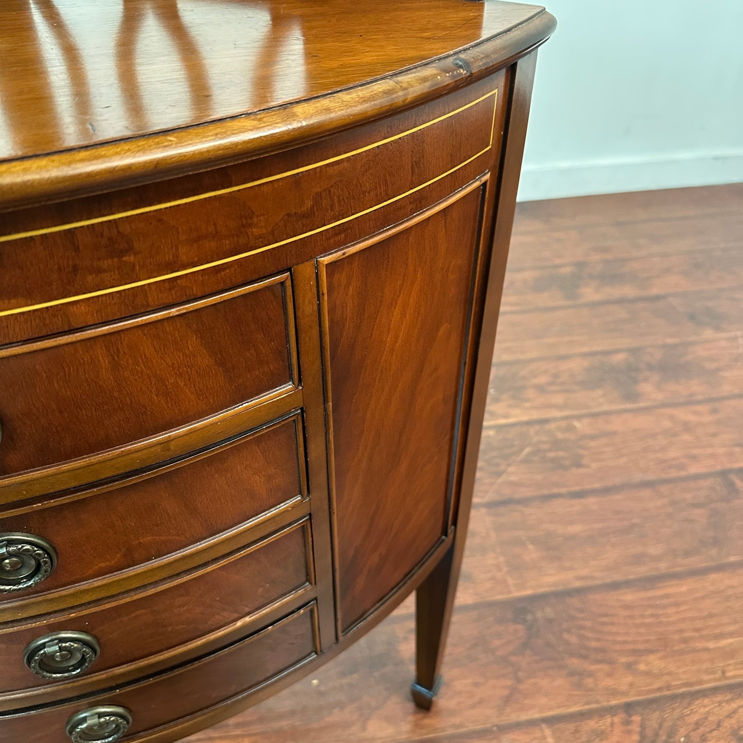 Deilcraft Antique Corner Display Cabinet