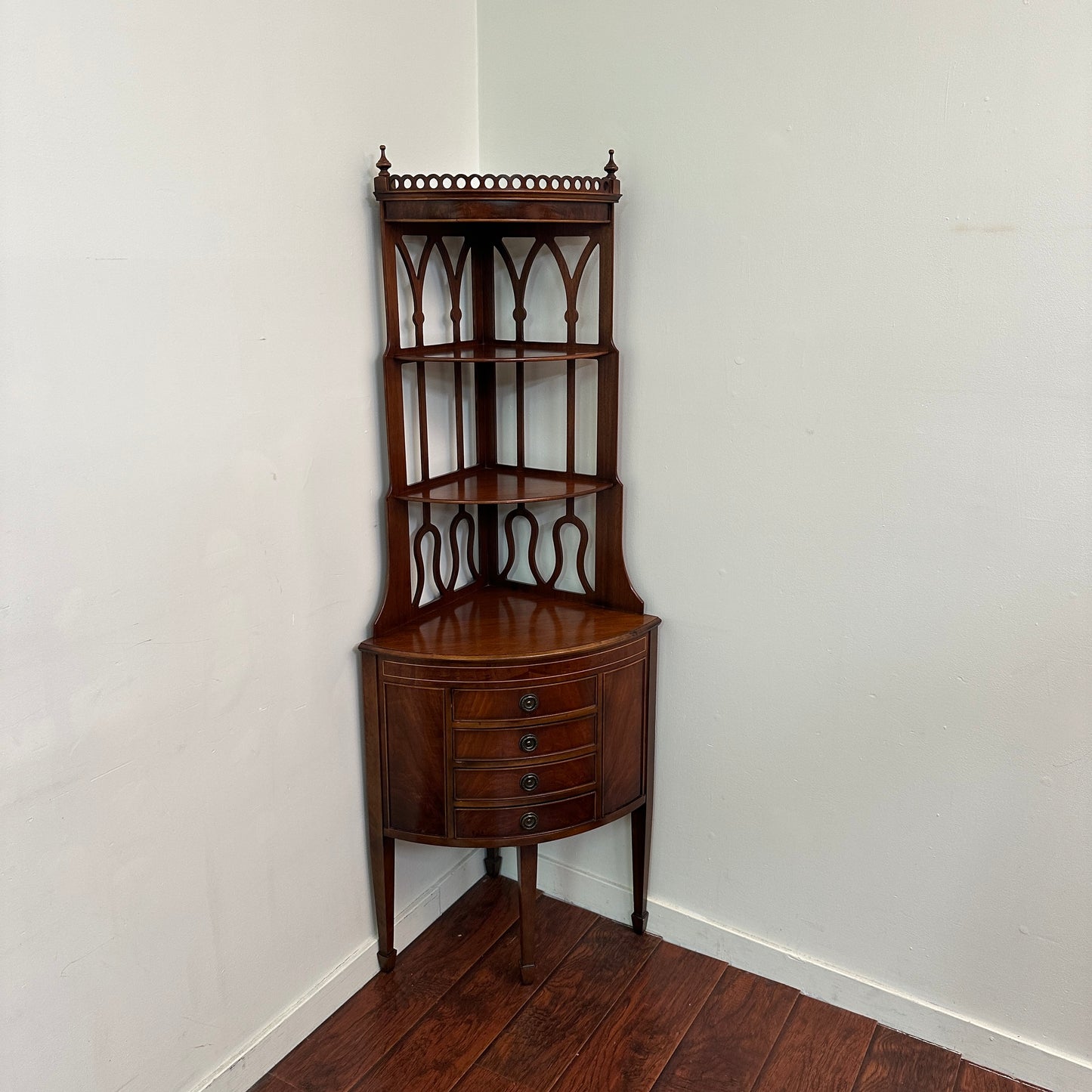 Deilcraft Antique Corner Display Cabinet