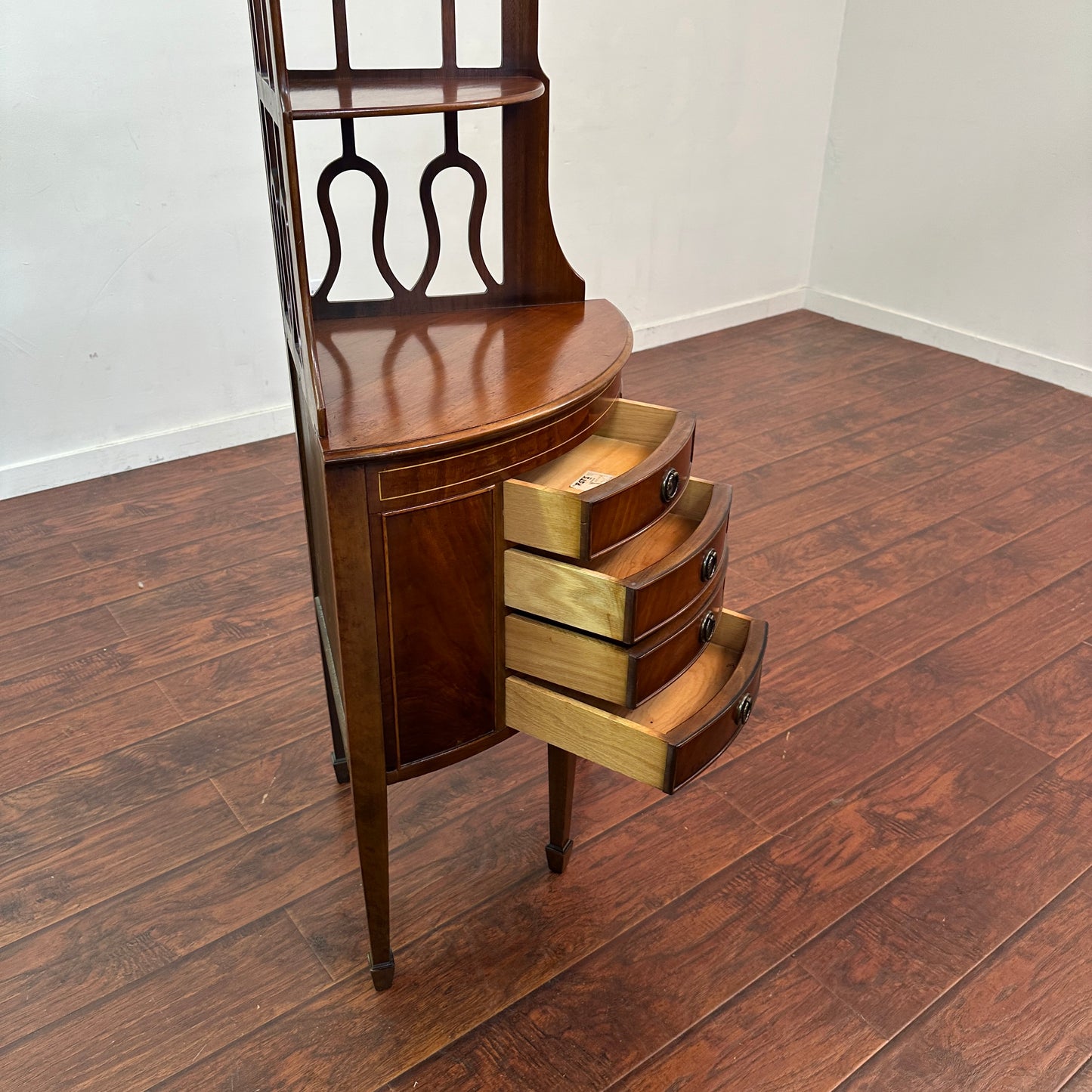 Deilcraft Antique Corner Display Cabinet
