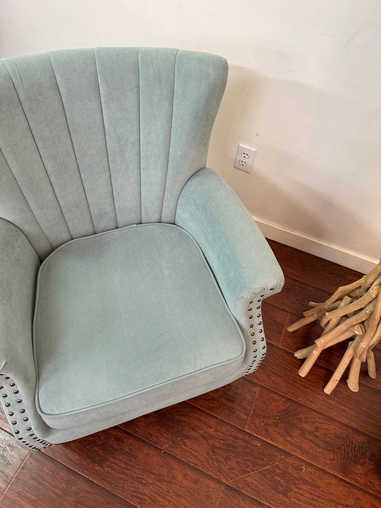 Alcott Hill Teal Accent Chairs (x2)