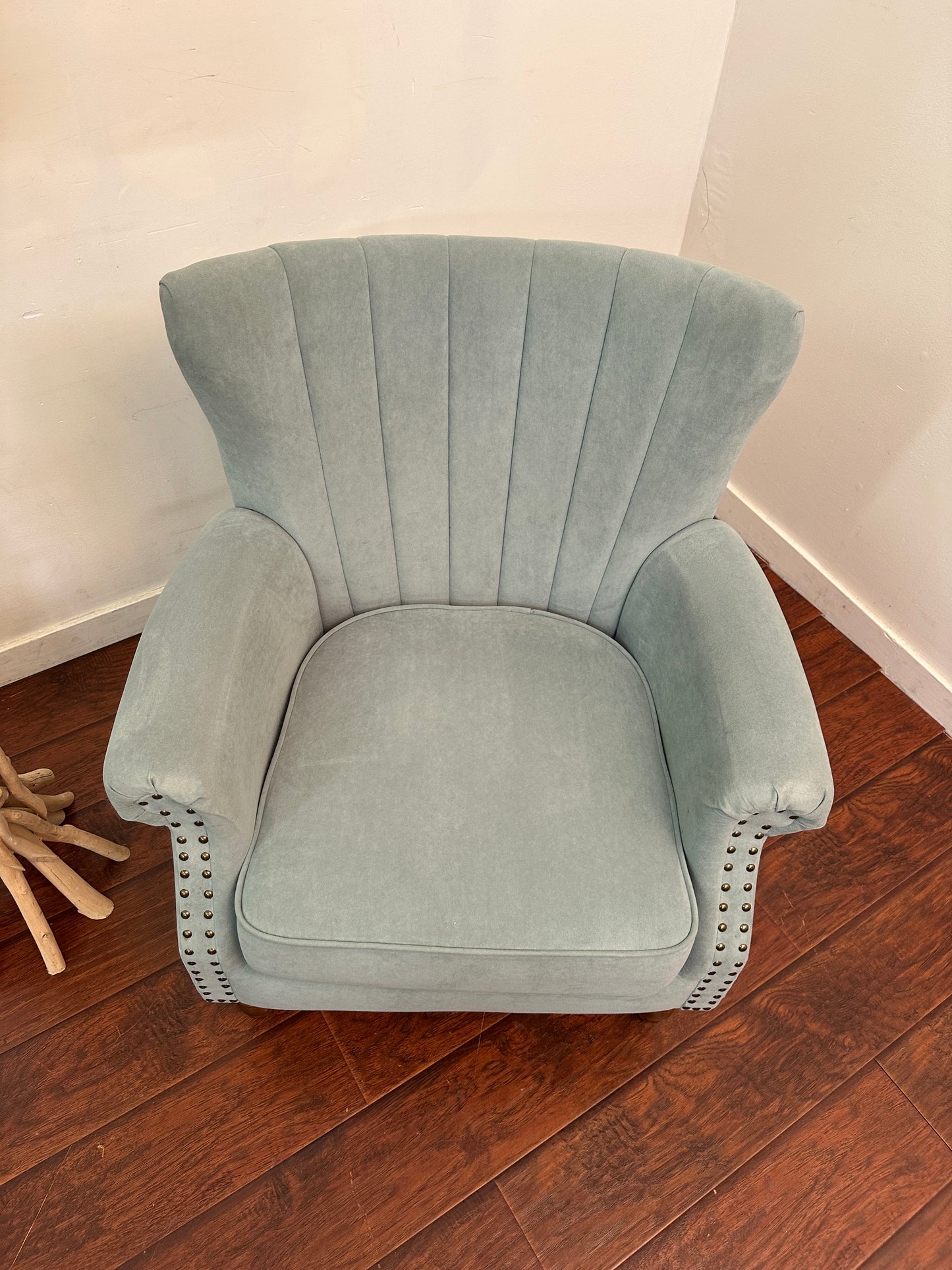 Alcott Hill Teal Accent Chairs (x2)