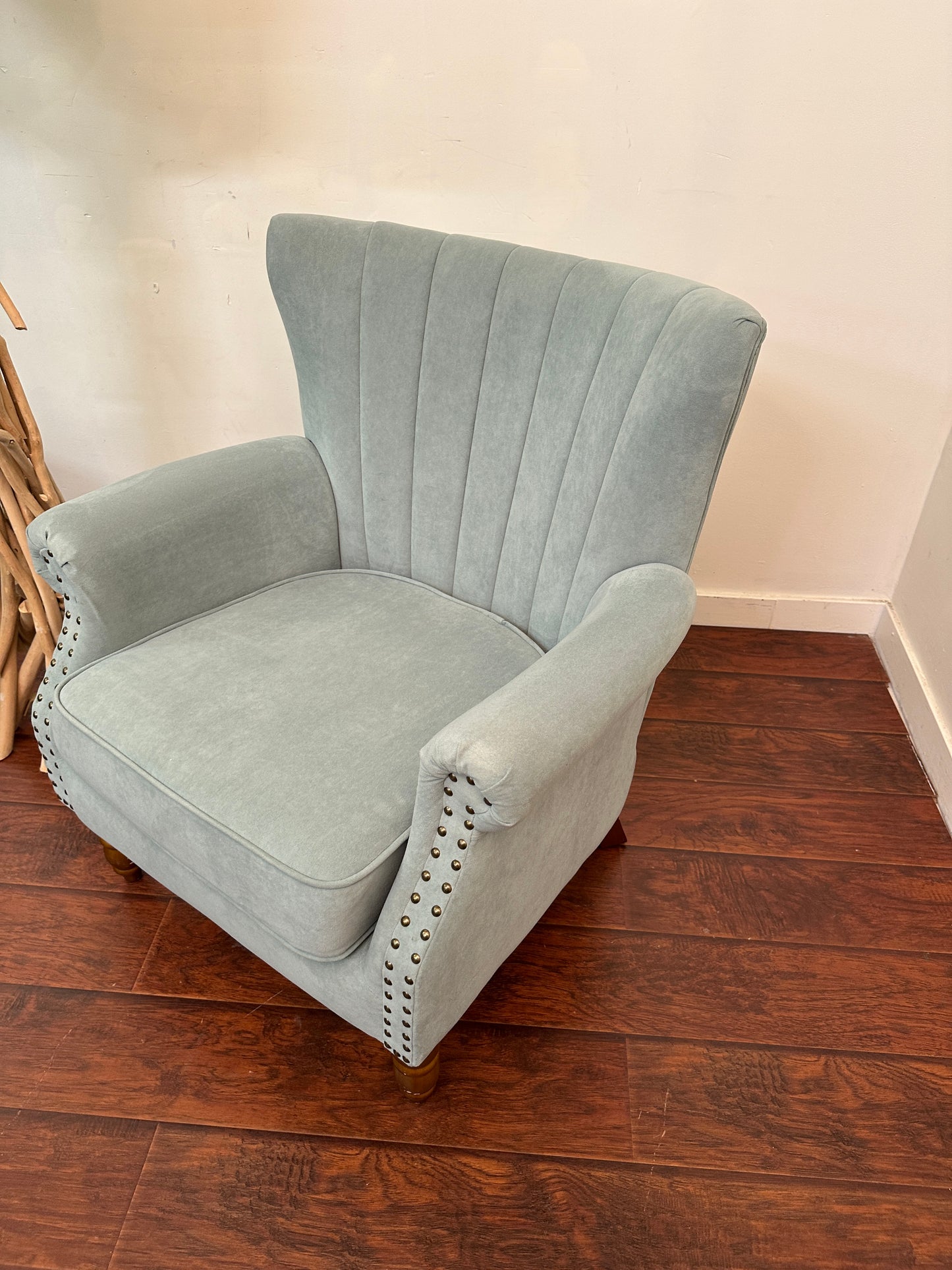 Alcott Hill Teal Accent Chairs (x2)