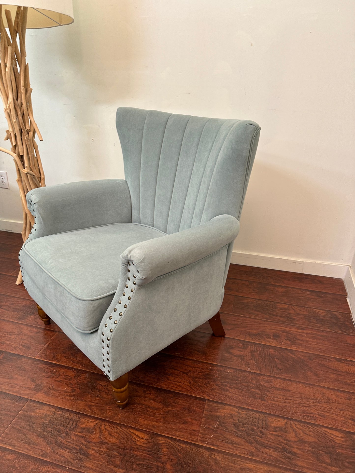 Alcott Hill Teal Accent Chairs (x2)