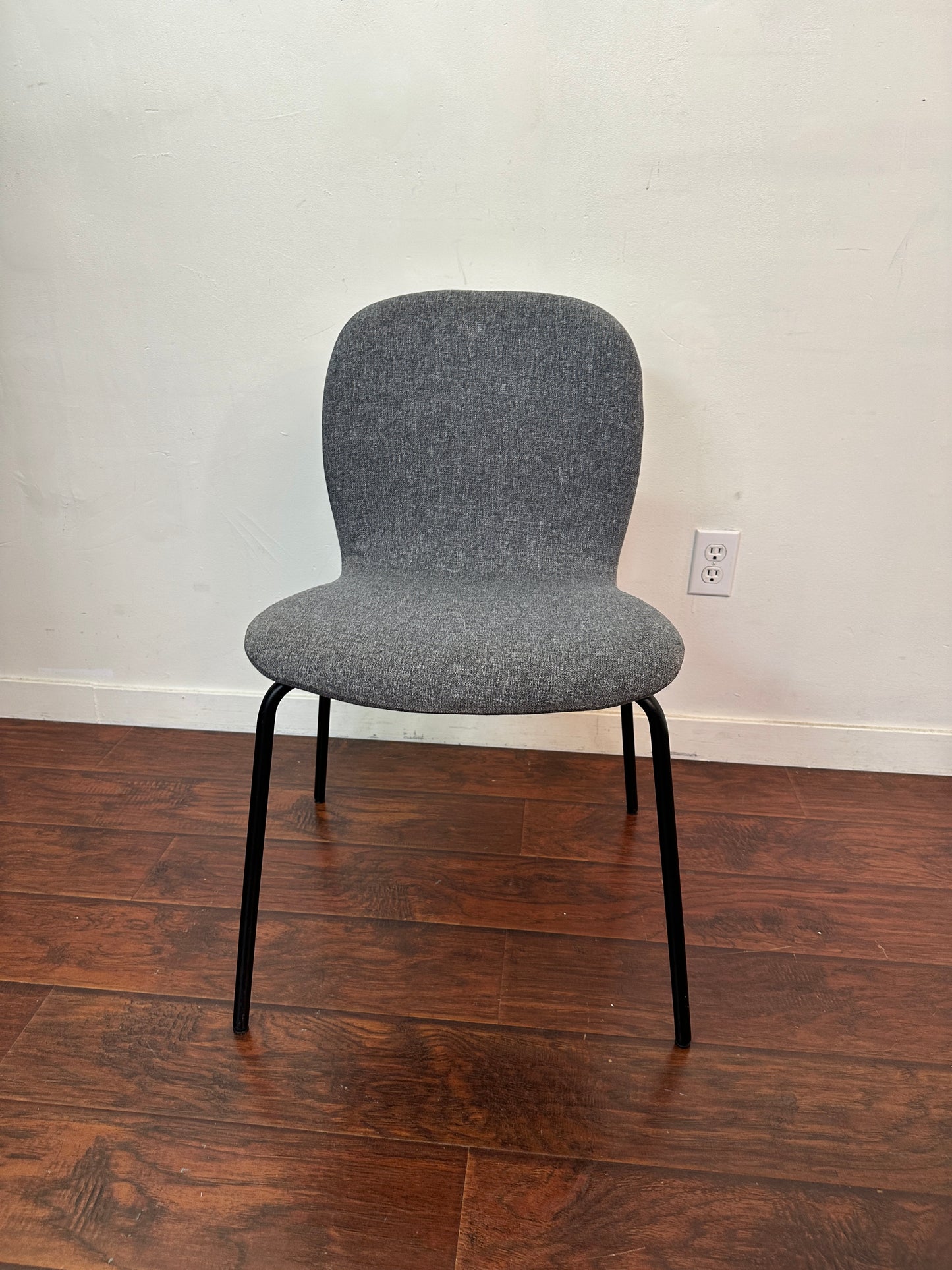 Stackable Grey Dining Chairs (x4)