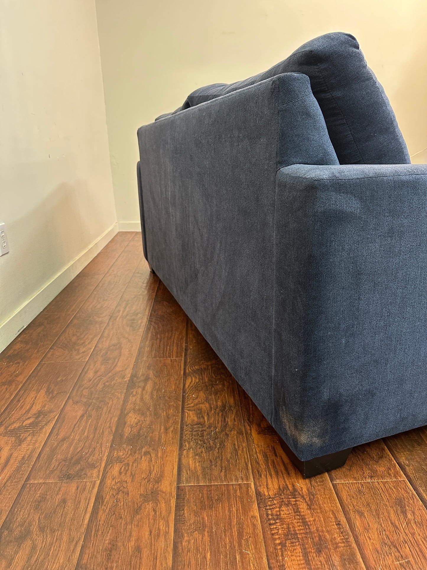 Blue Fabric Sofa Bed