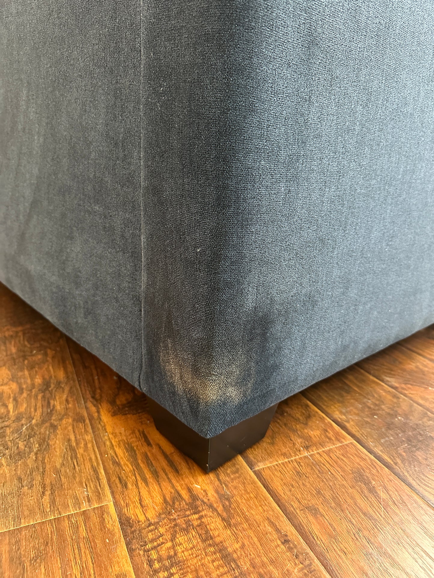 Blue Fabric Sofa Bed