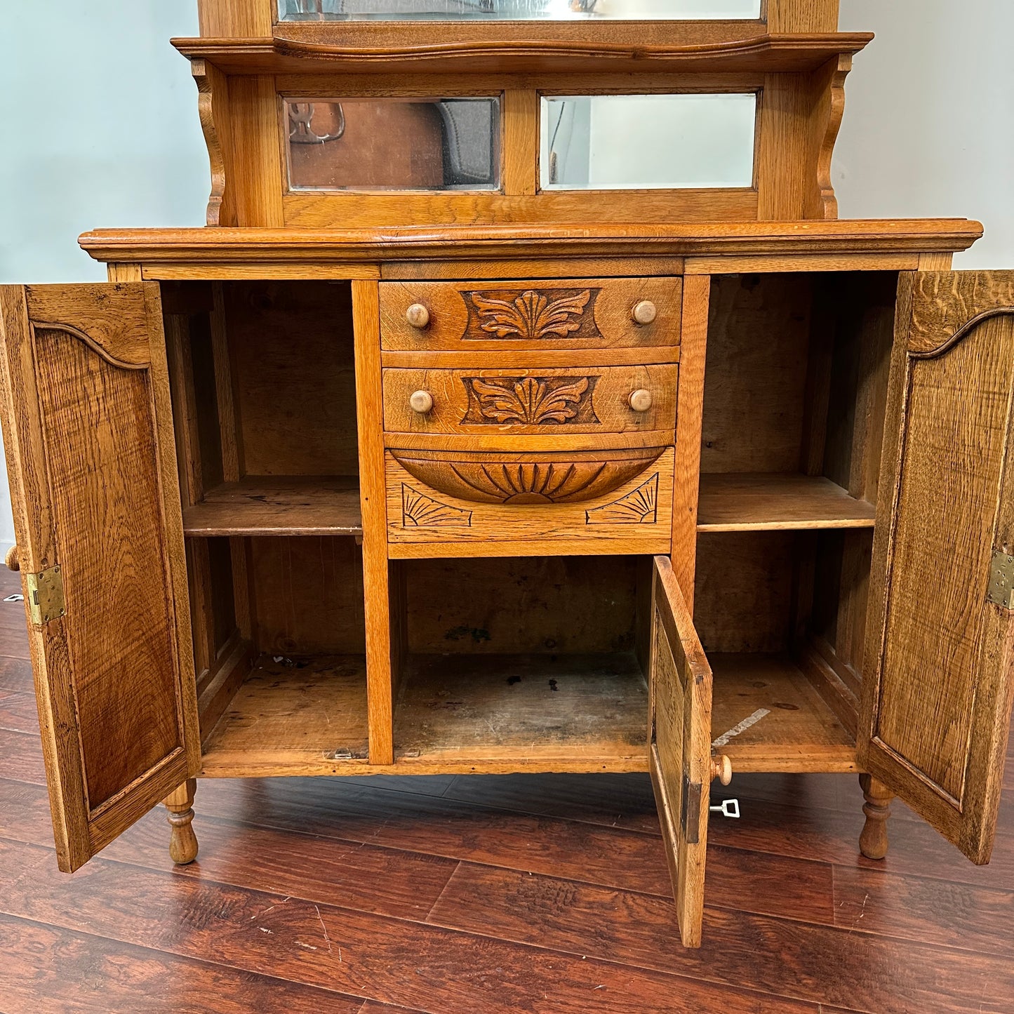 Victorian Oak Sideboard