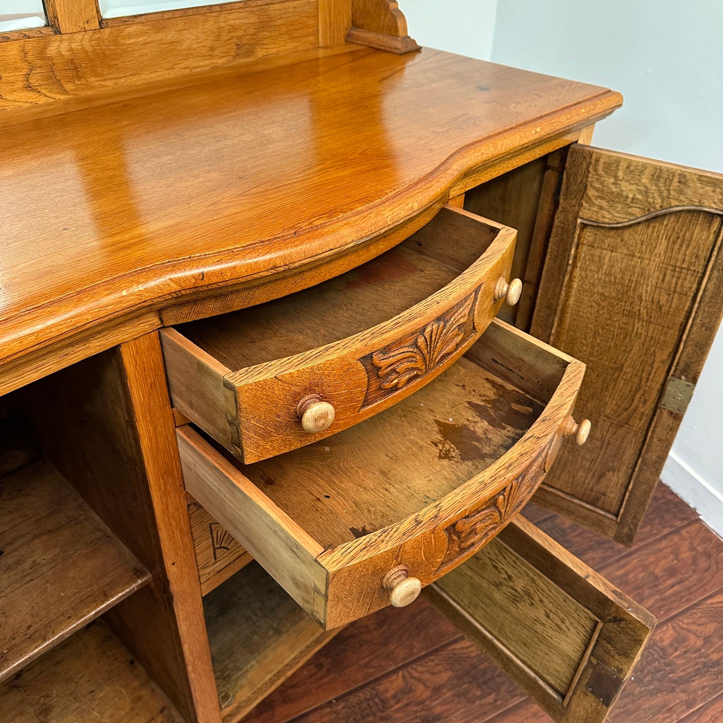 Victorian Oak Sideboard