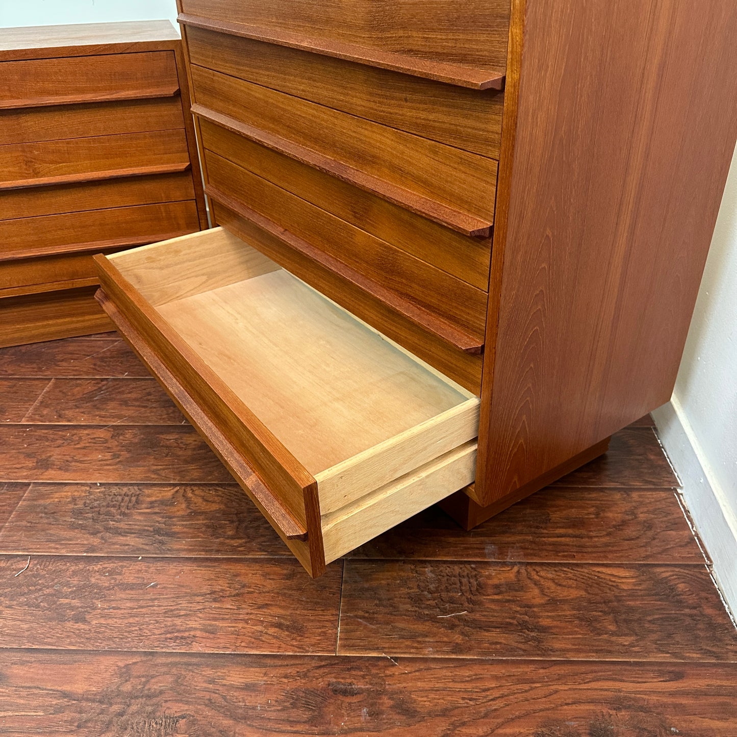 Scandinavian Mid-Century Teak Dresser Set