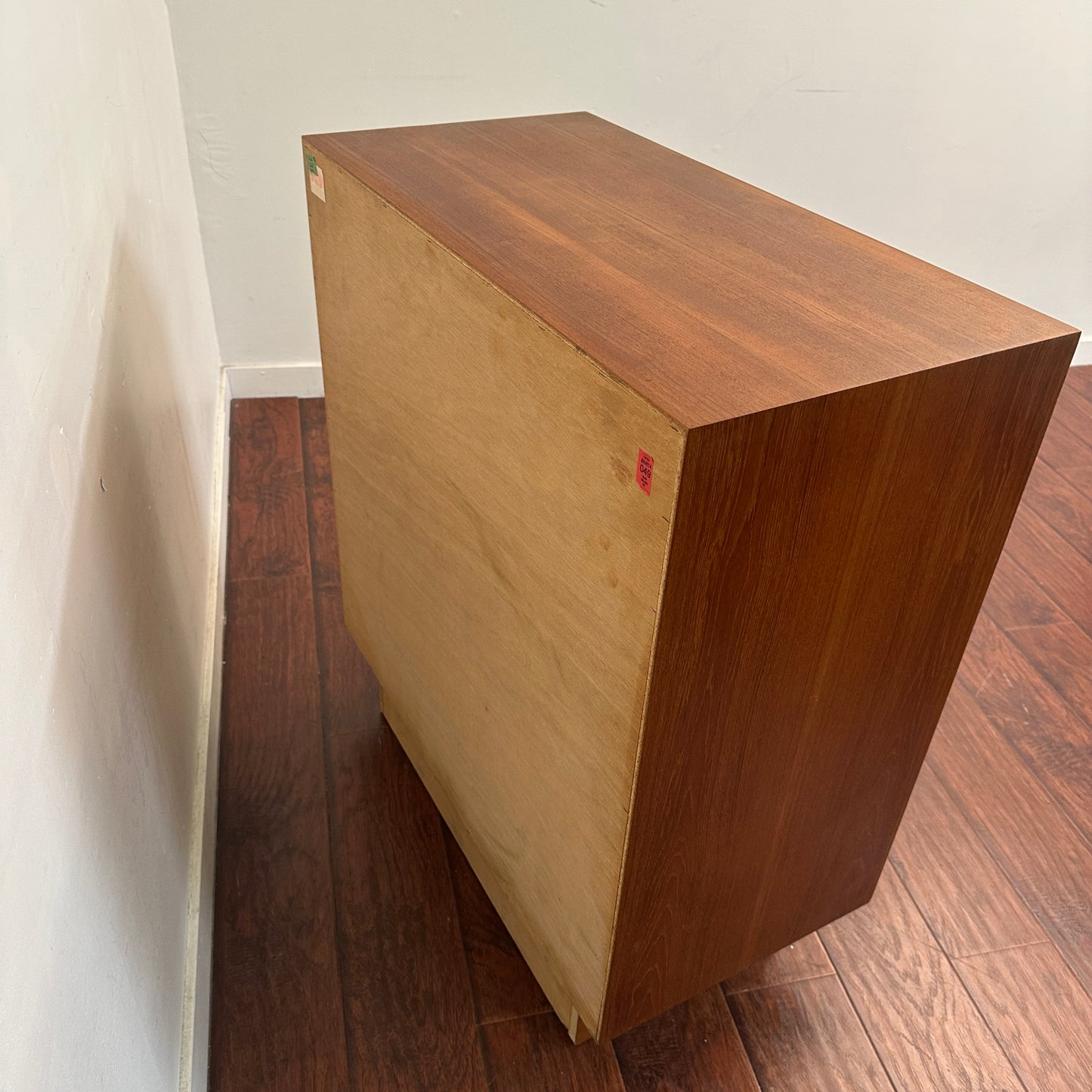 Scandinavian 5 Drawers Mid-Century Teak Highboy Dresser