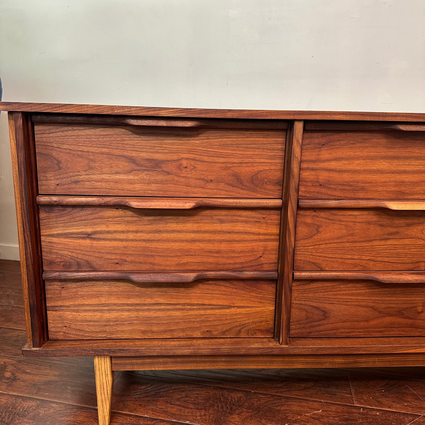 Walnut Mid-Century Dresser Set