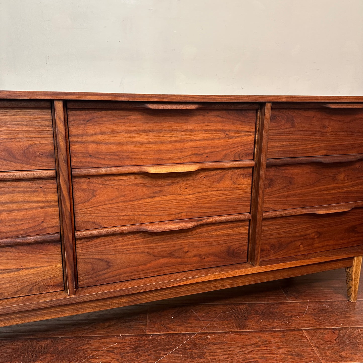 Walnut Mid-Century Dresser Set