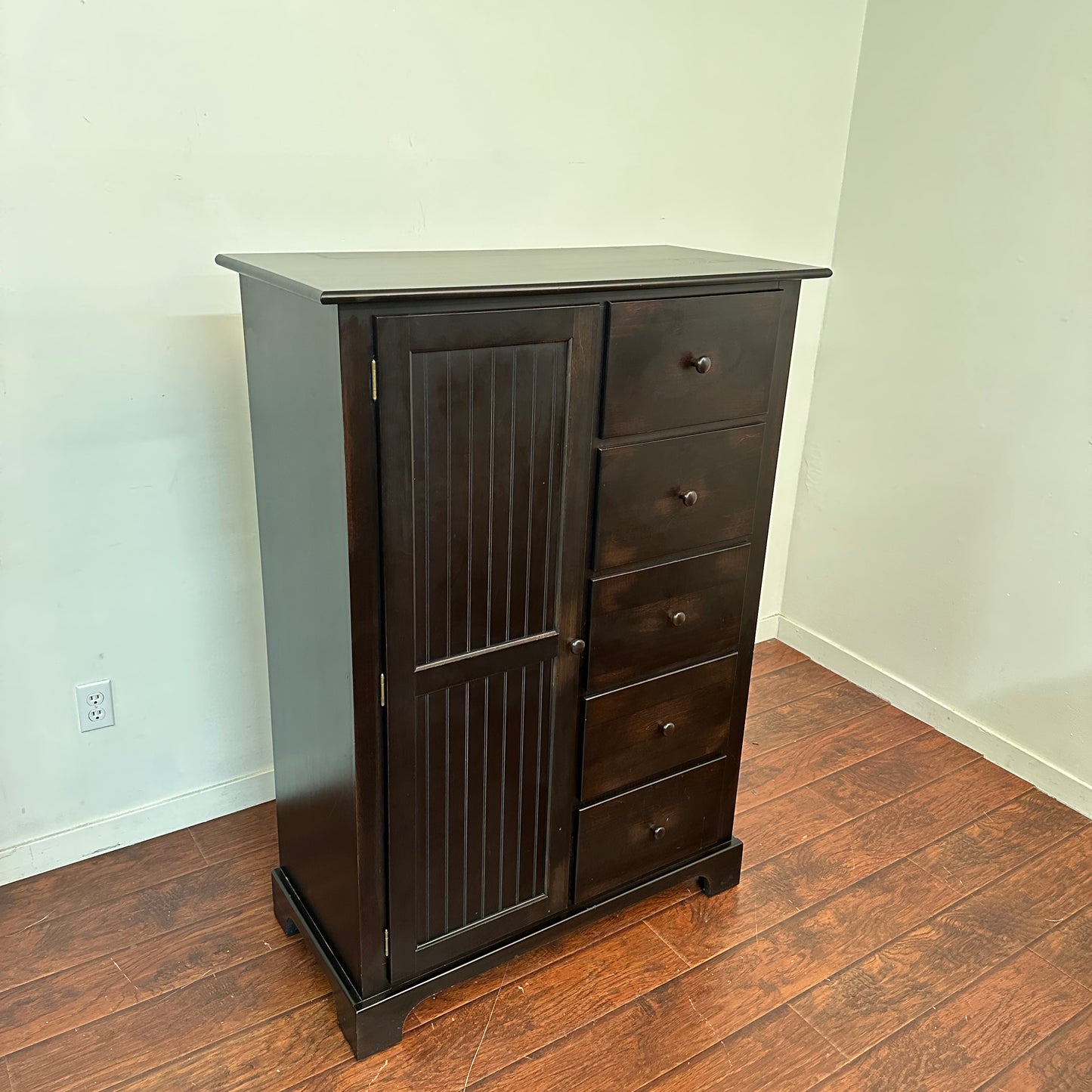 Shermag Dark Brown Armoire
