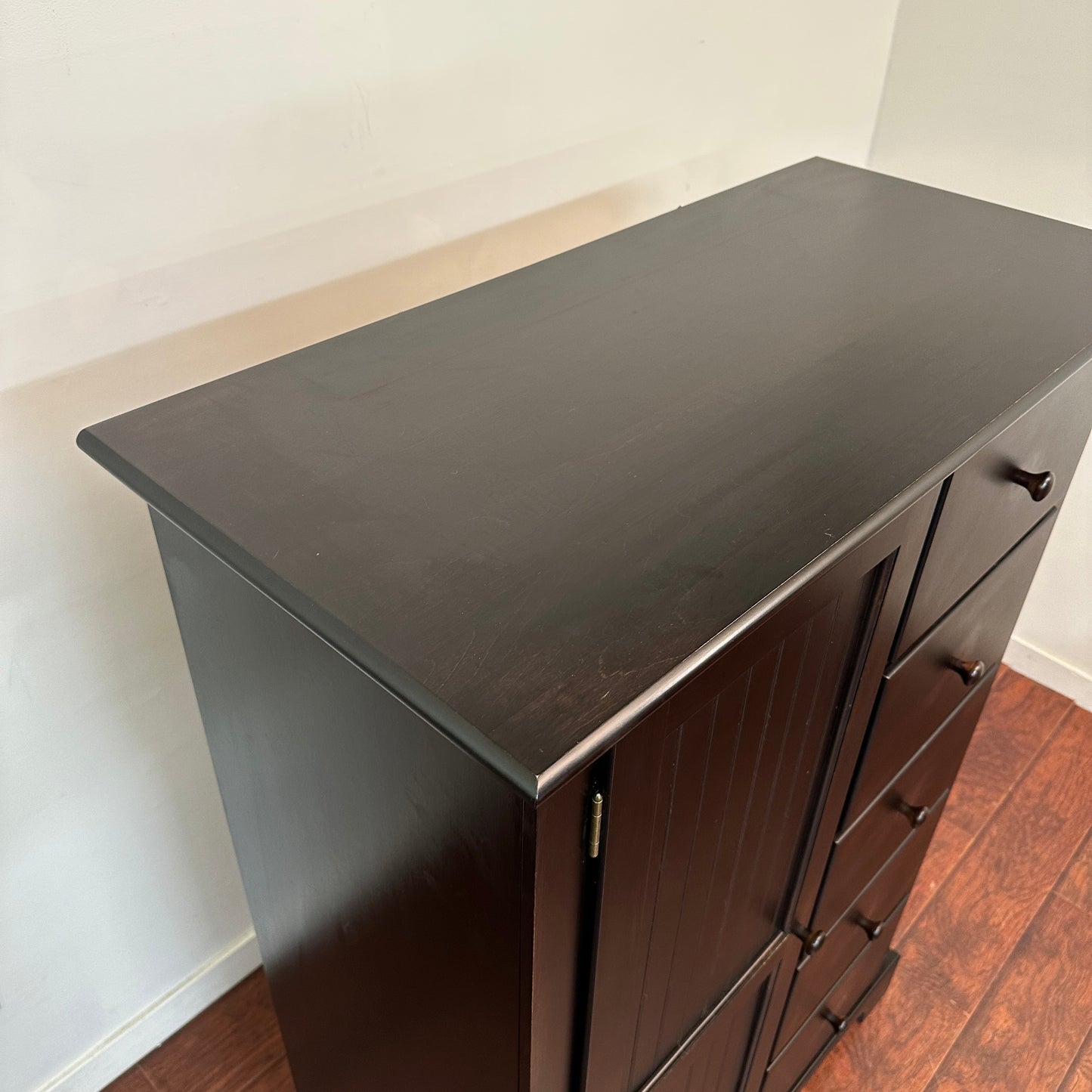 Shermag Dark Brown Armoire