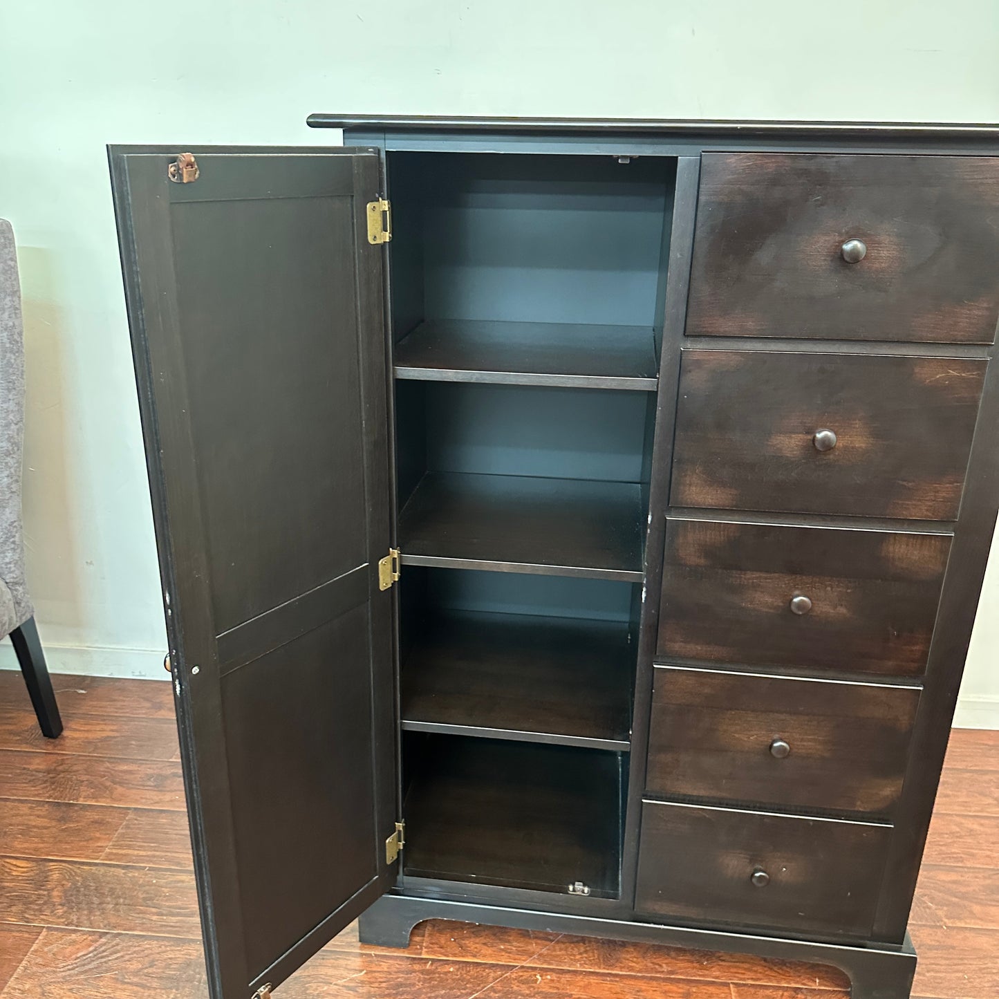 Shermag Dark Brown Armoire