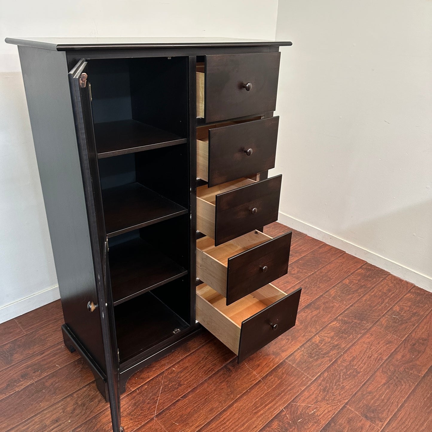 Shermag Dark Brown Armoire