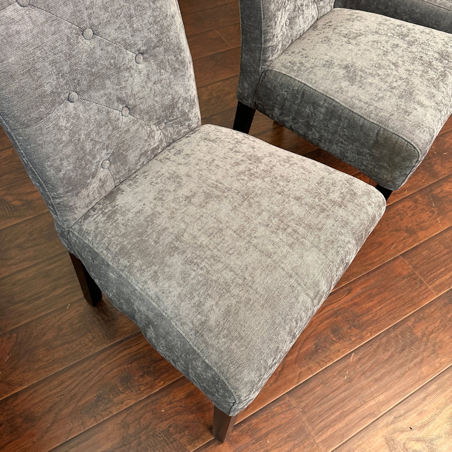Modern High Back Dining Chairs (x4)