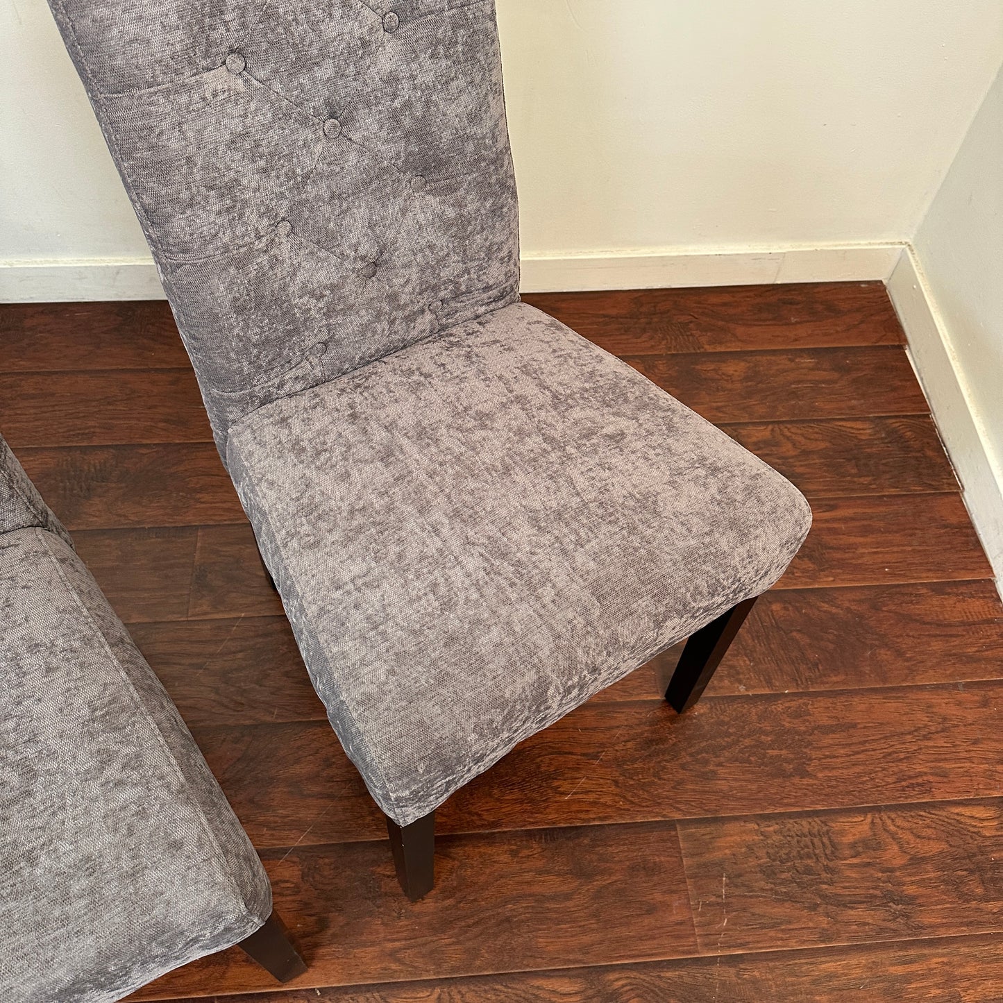 Modern High Back Dining Chairs (x4)