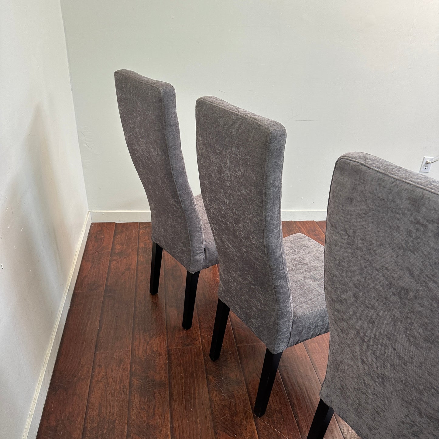 Modern High Back Dining Chairs (x4)