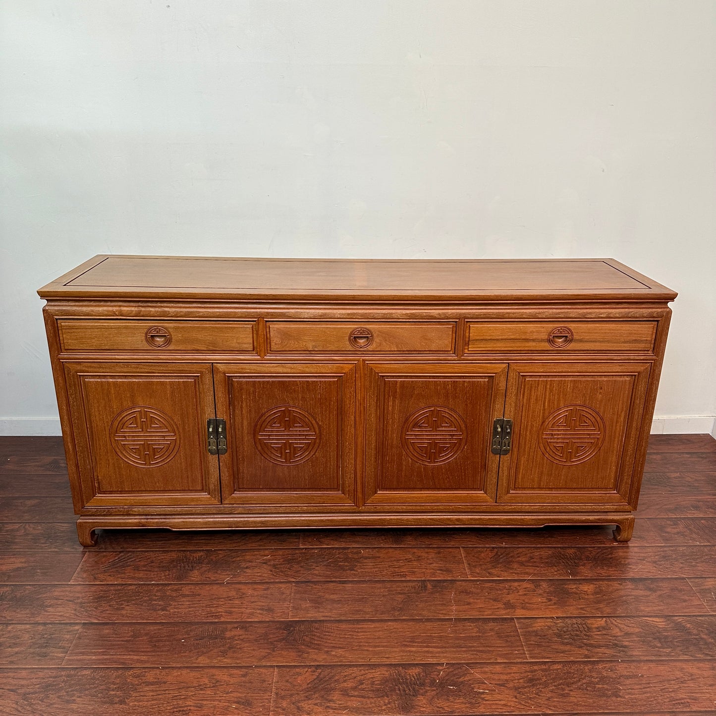 Oriental Ming Asian Rosewood Sideboard