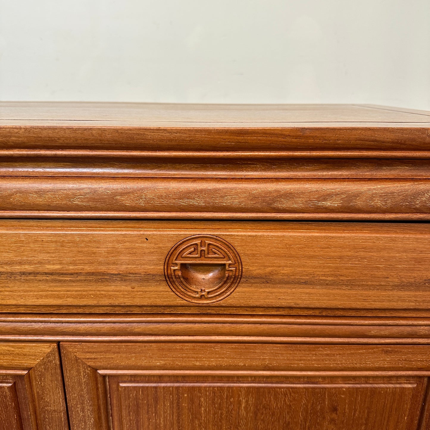 Oriental Ming Asian Rosewood Sideboard