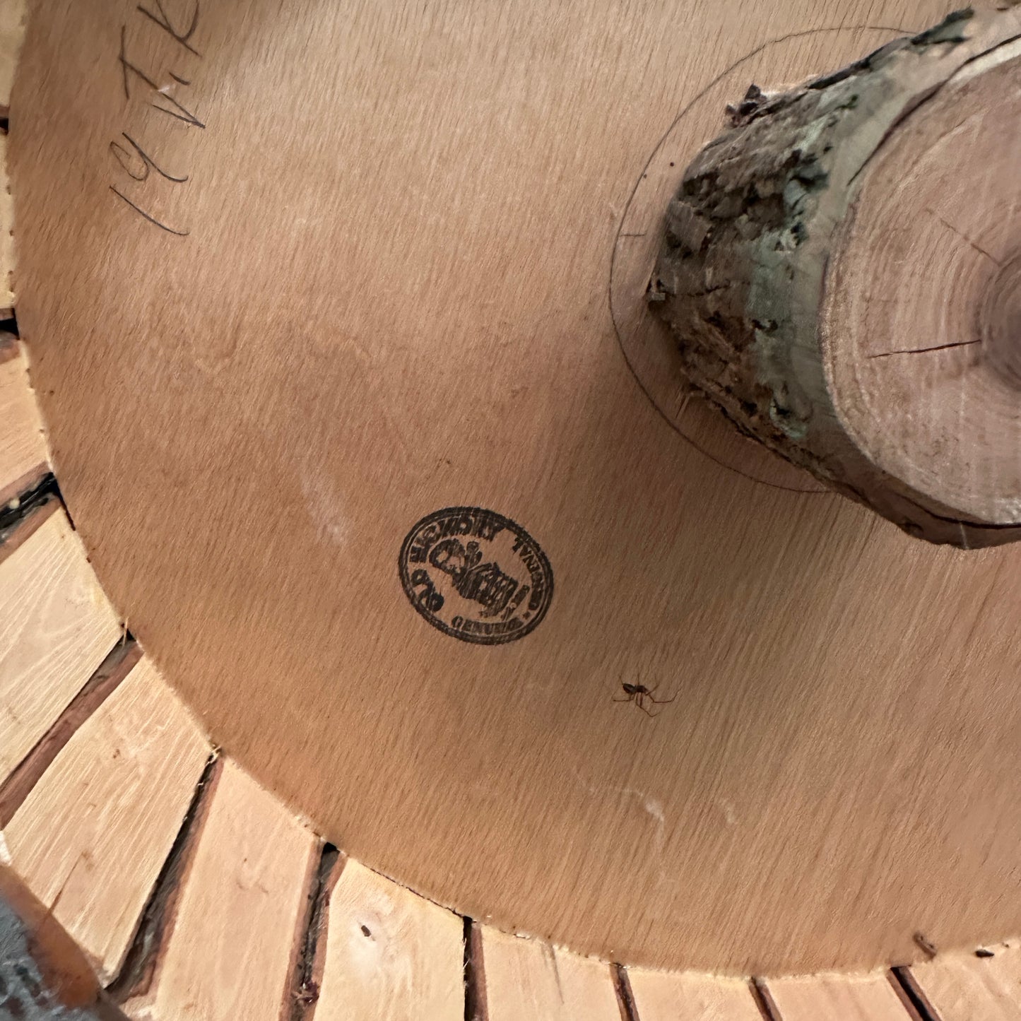 Old Hickory Wooden Side Tables (x2)