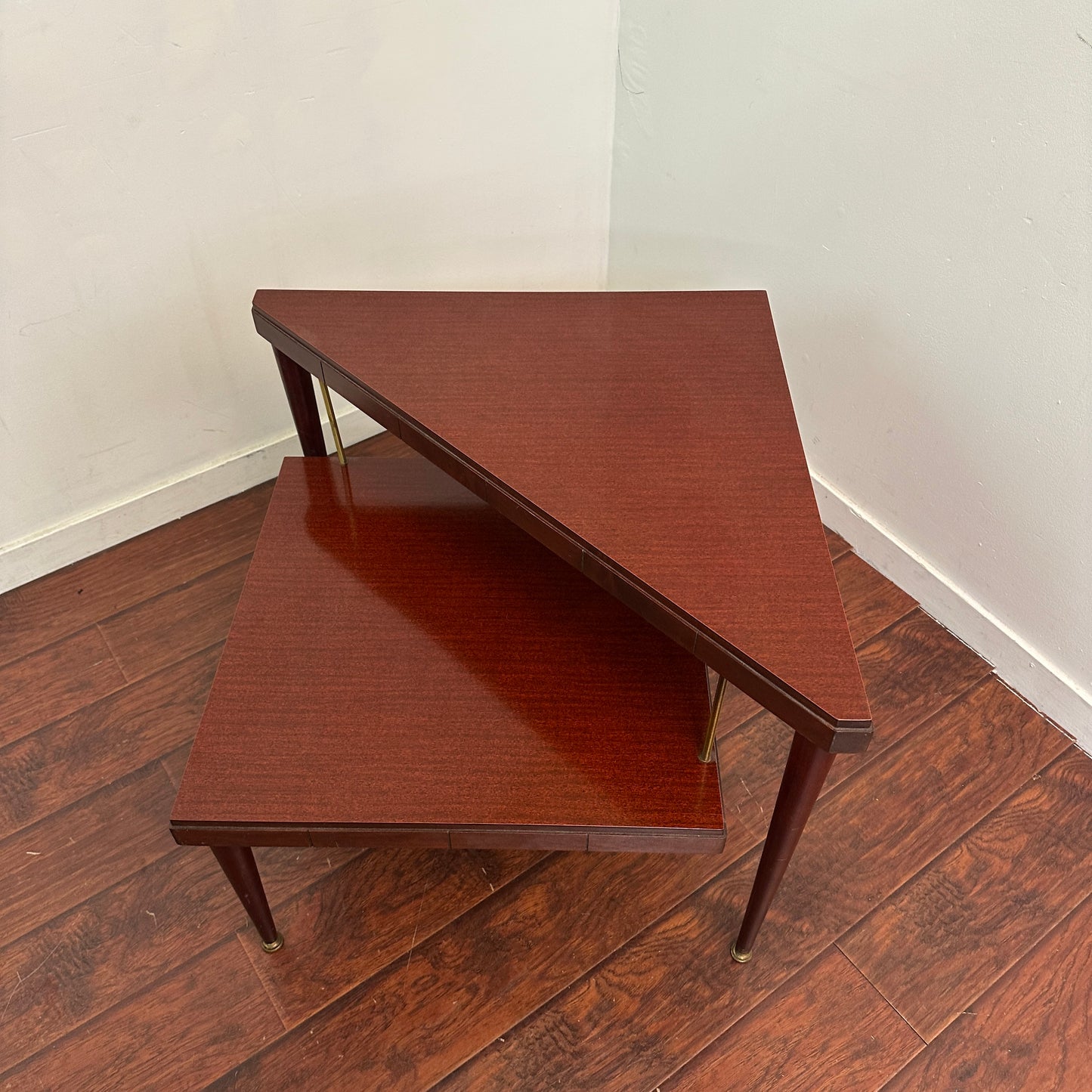Mid-Century Style Corner Side Table