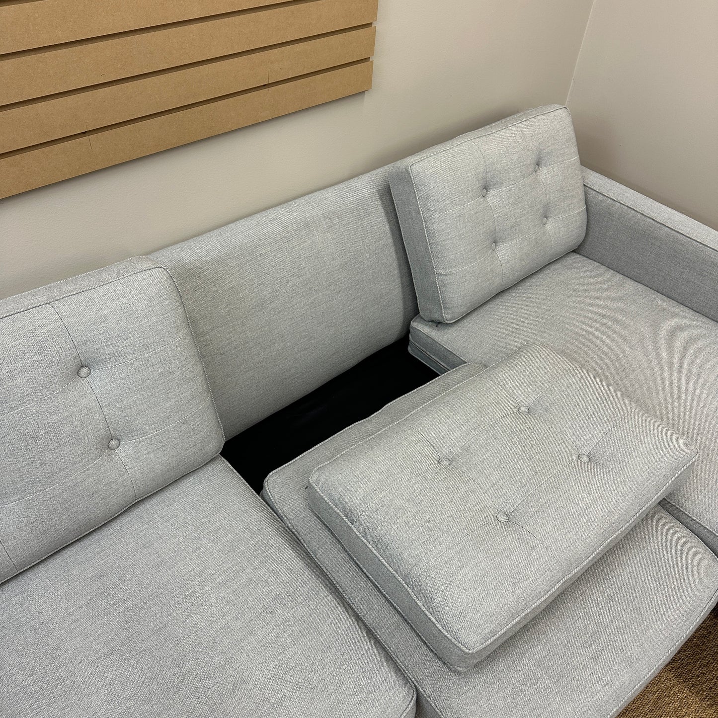 West Elm Drake Mid-Century Reversible Sectional