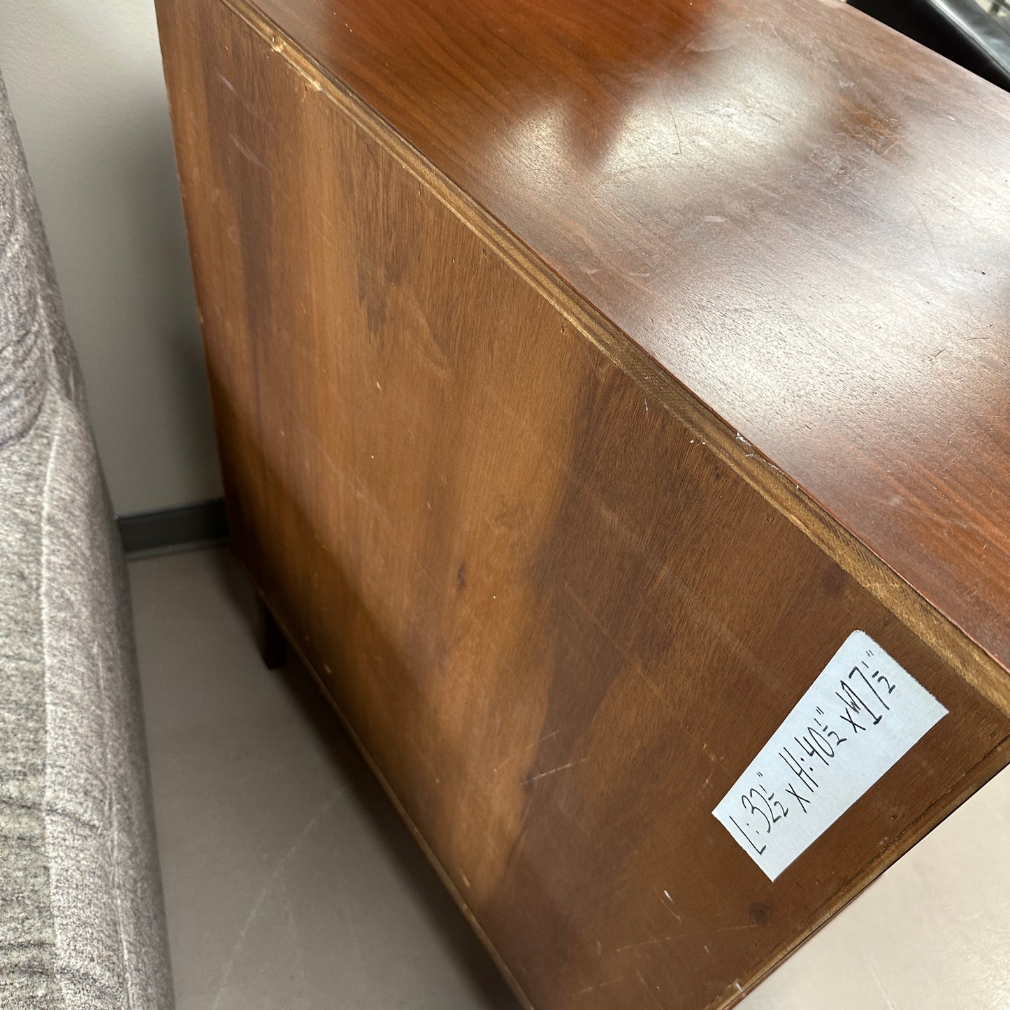 Mid-Century Modern 4 Drawers Highboy Dresser