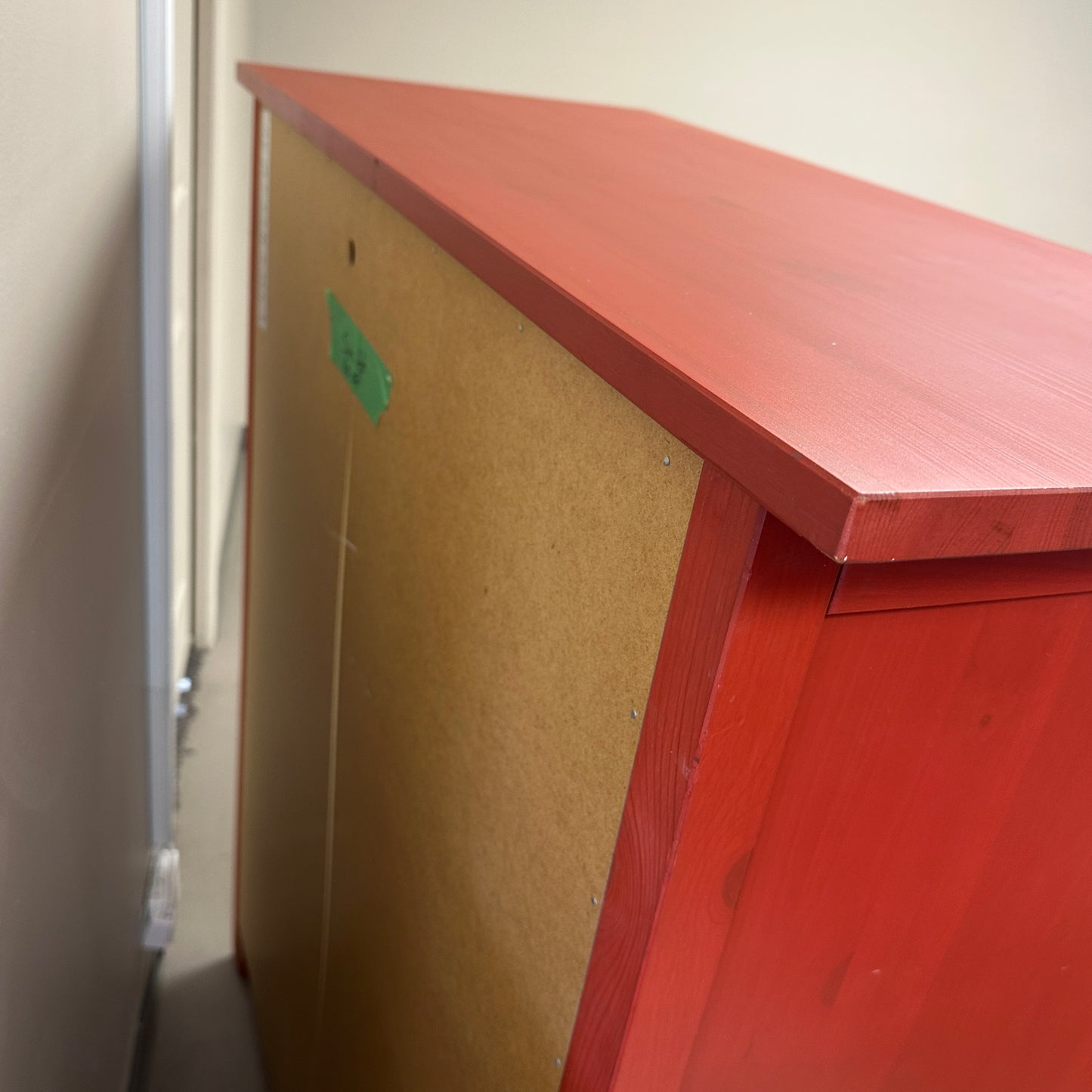 Hemnes Red Linen Cabinet