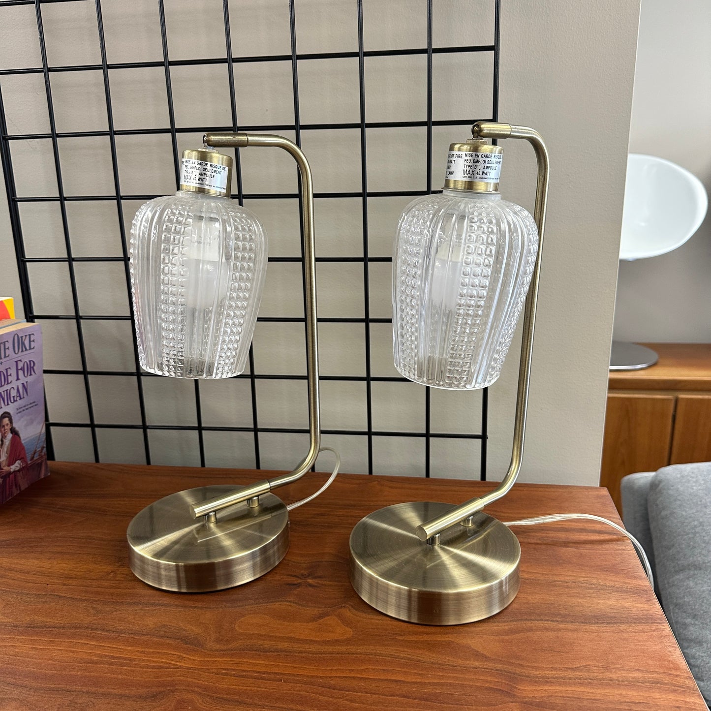 Homesense Flower Table Lamp (x2)
