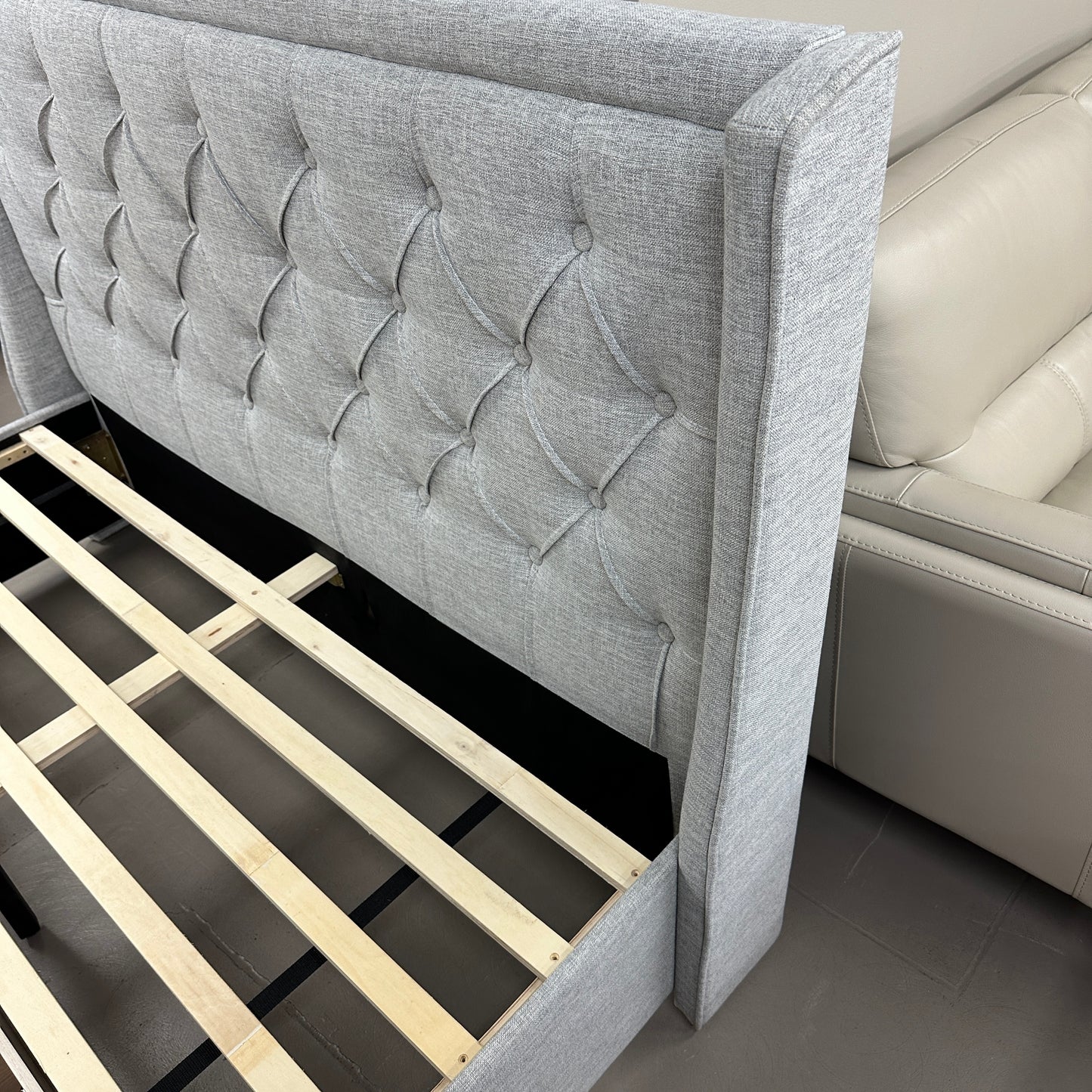 Shasta Upholstered Bedframe - Queen