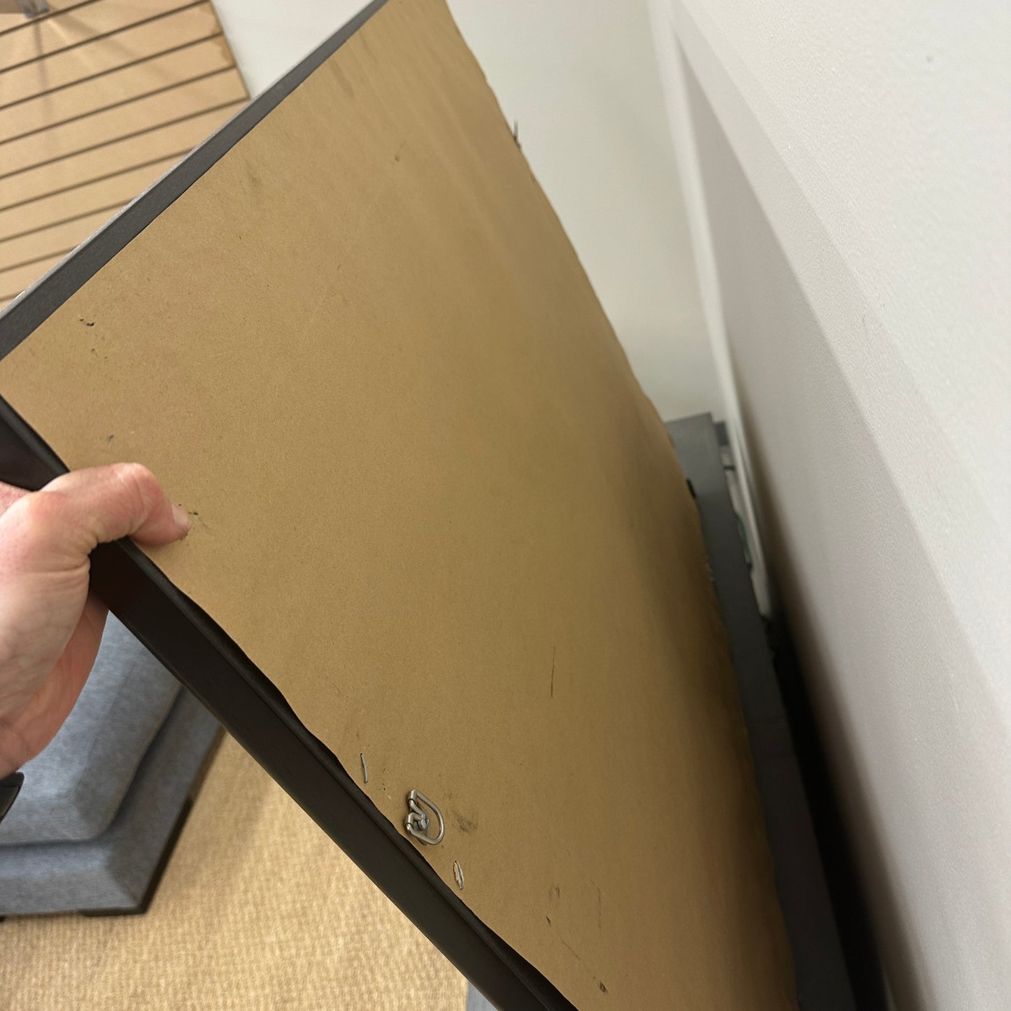 Black-Framed Wall Mirror