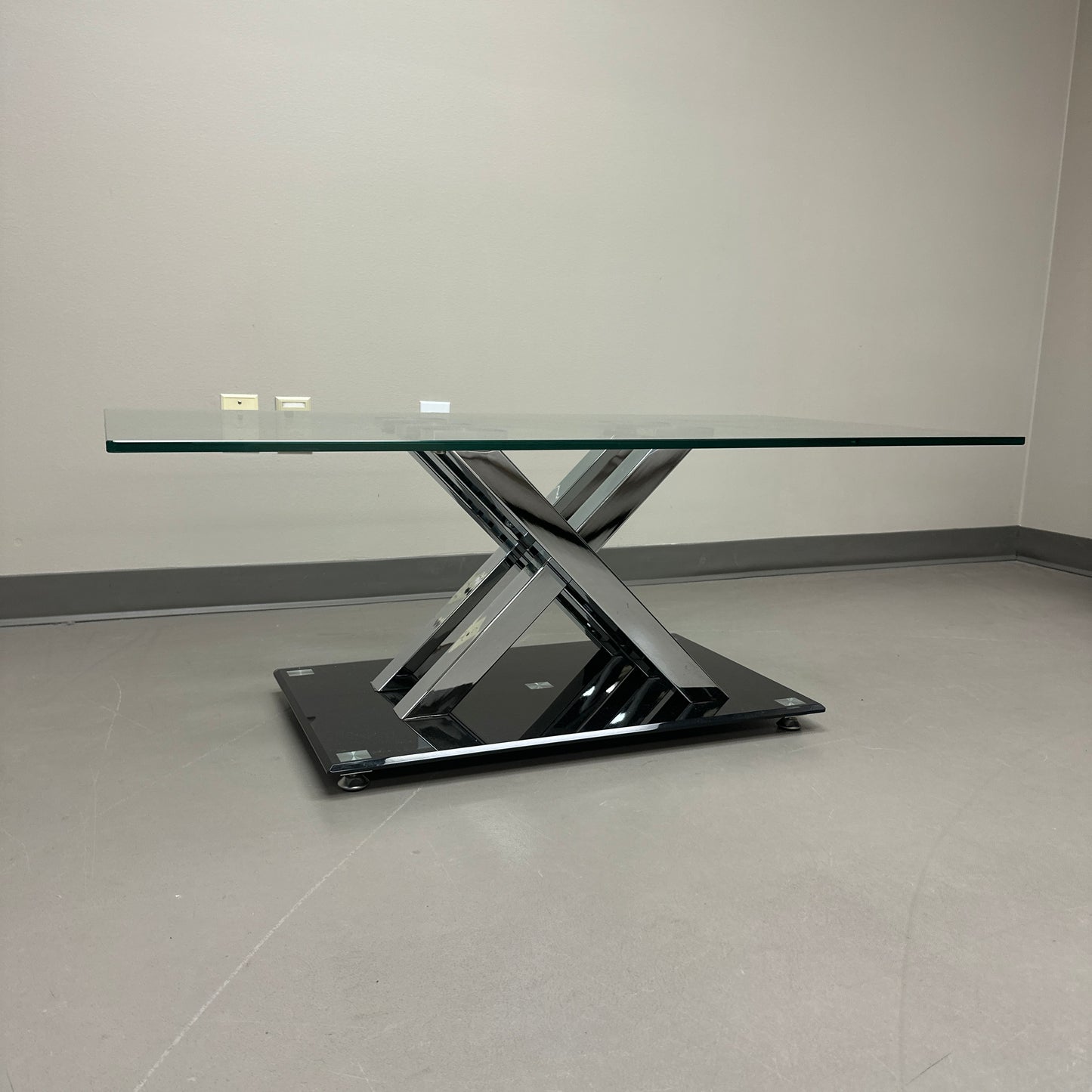 Brassex Glass Cocktail Table