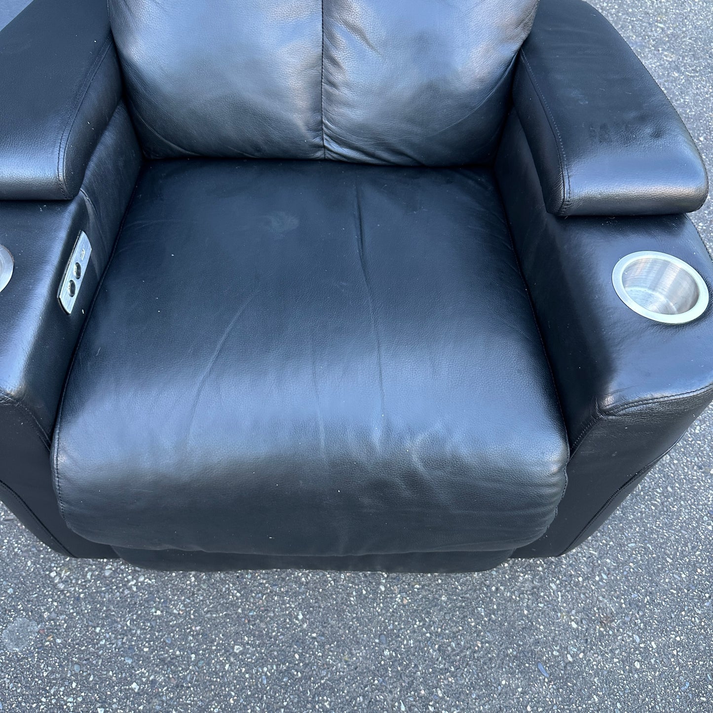Black Power Party Time Reclining Chair