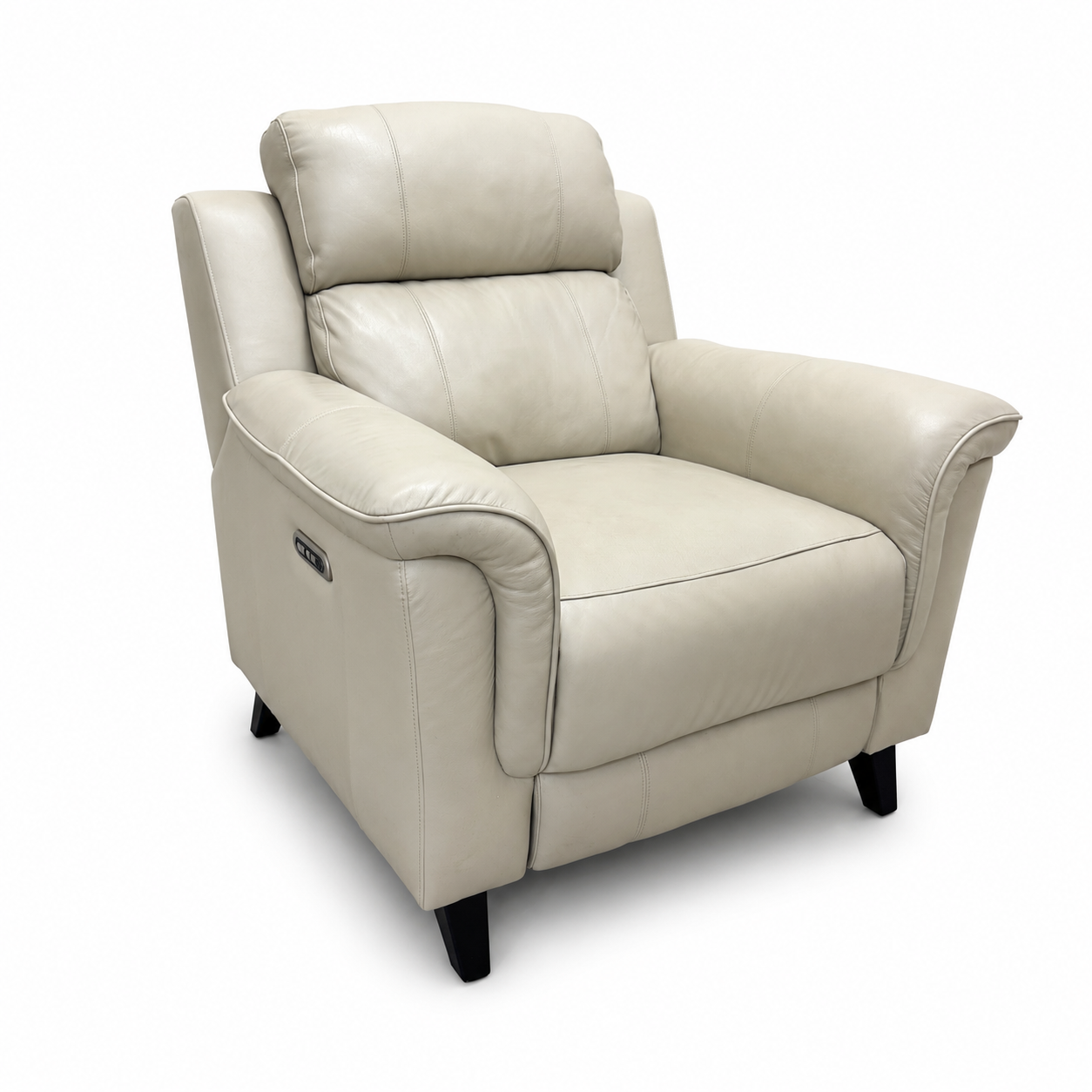 Kester Power Leather Recliner by Barcalounger
